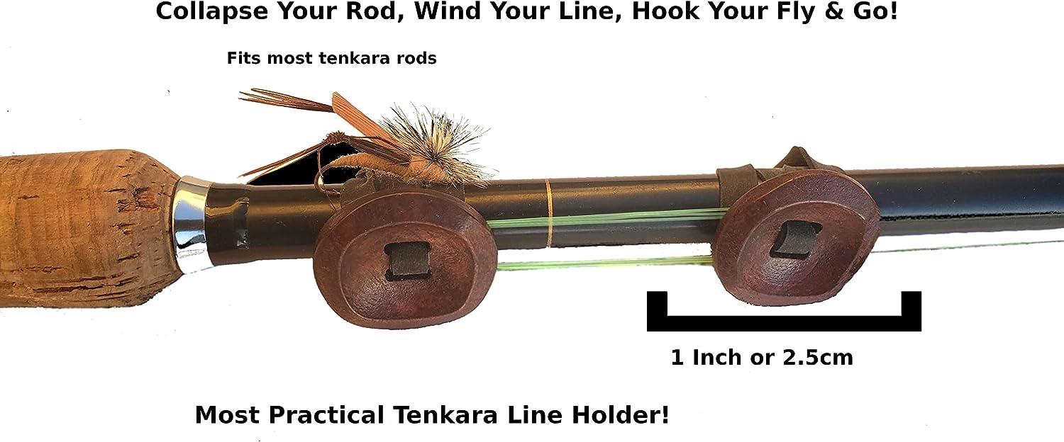 SUMATO Tenkara Line Holder UV Resistant Elastic Rubberband Rings