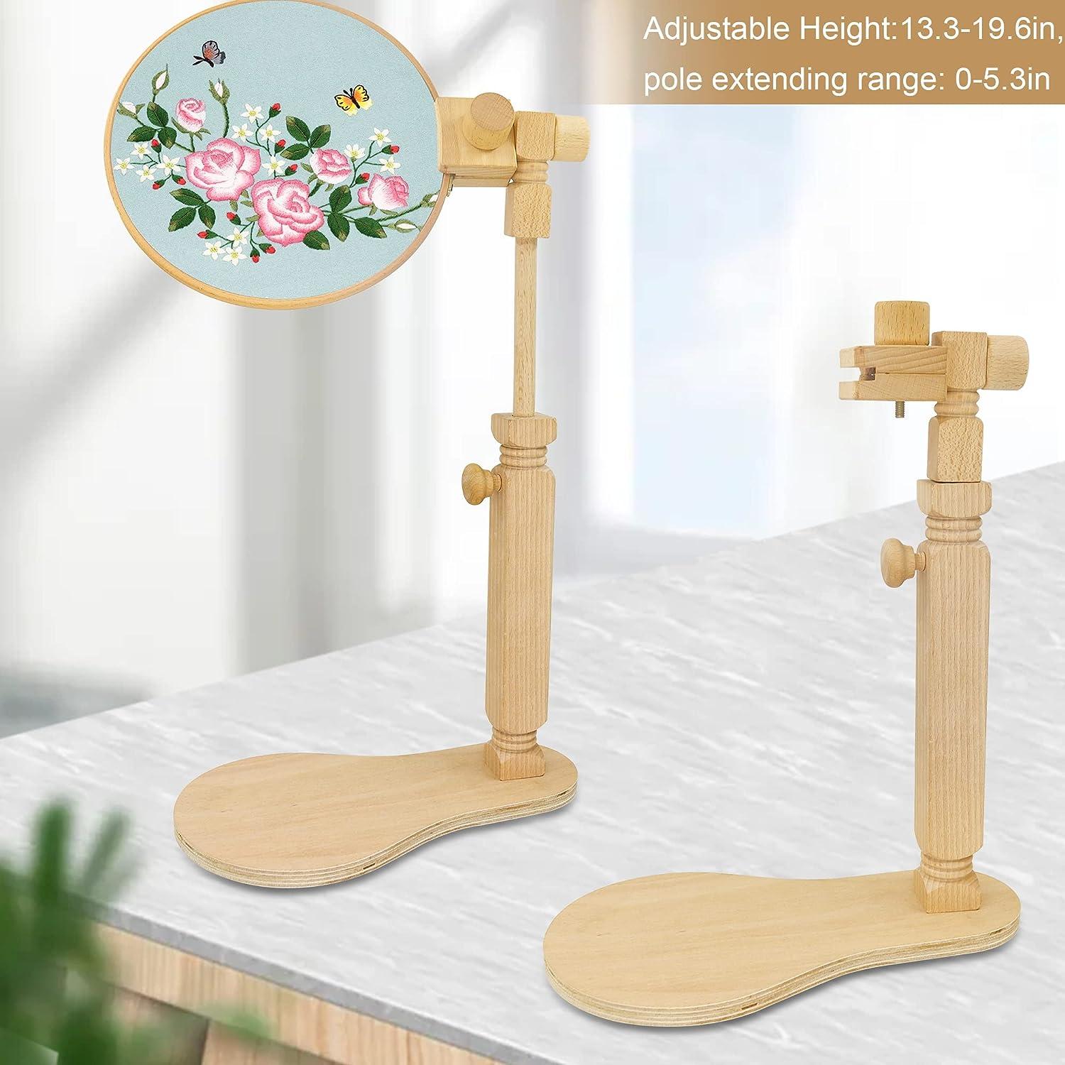 Wood Embroidery Frame Holder Tool  Adjustable Frame Embroidery -  Needlework - Aliexpress