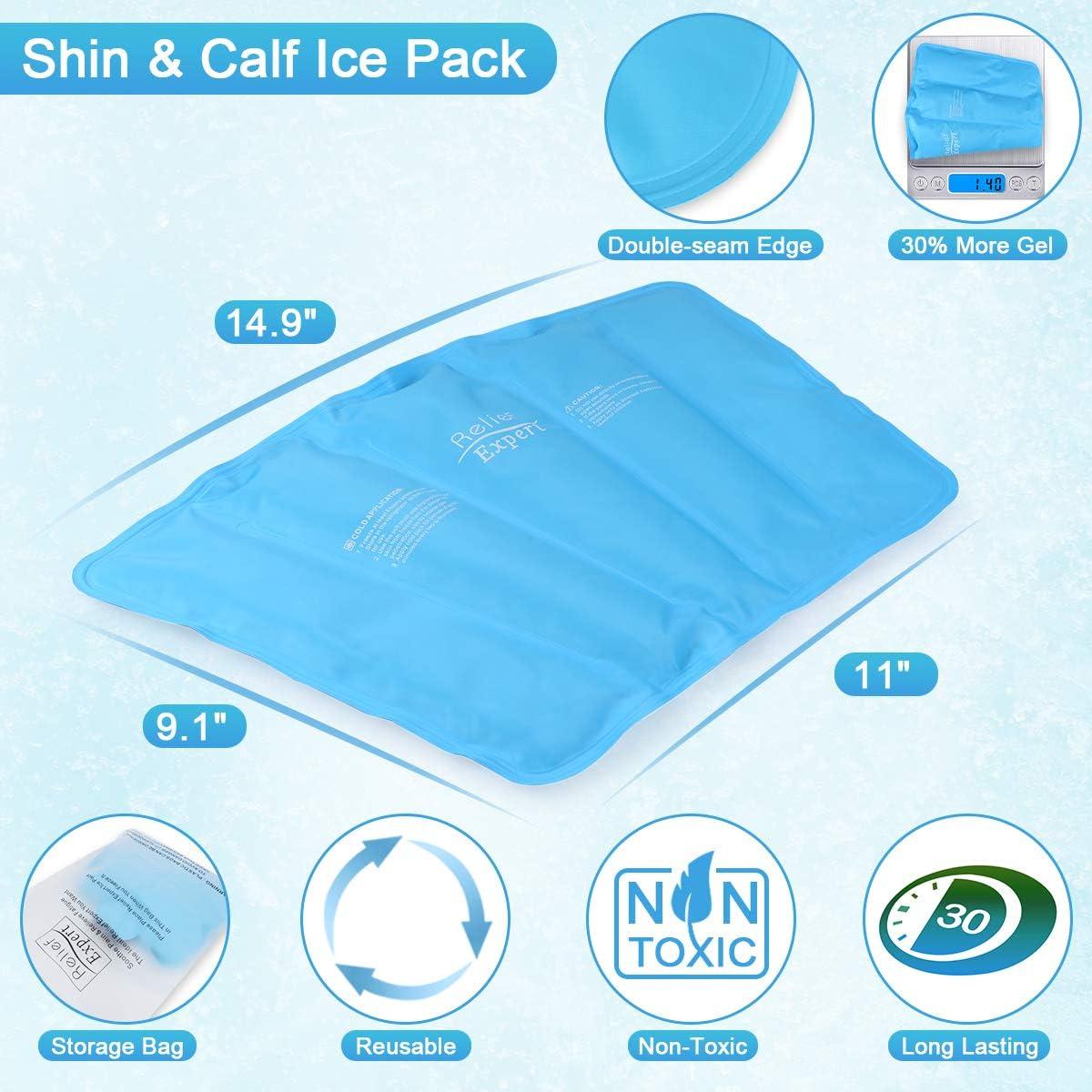 Reusable Flexible Comfort Gel Ice Pack Hot/Cold Compress NonToxic Large  ''Case of 24'' 2 Pack