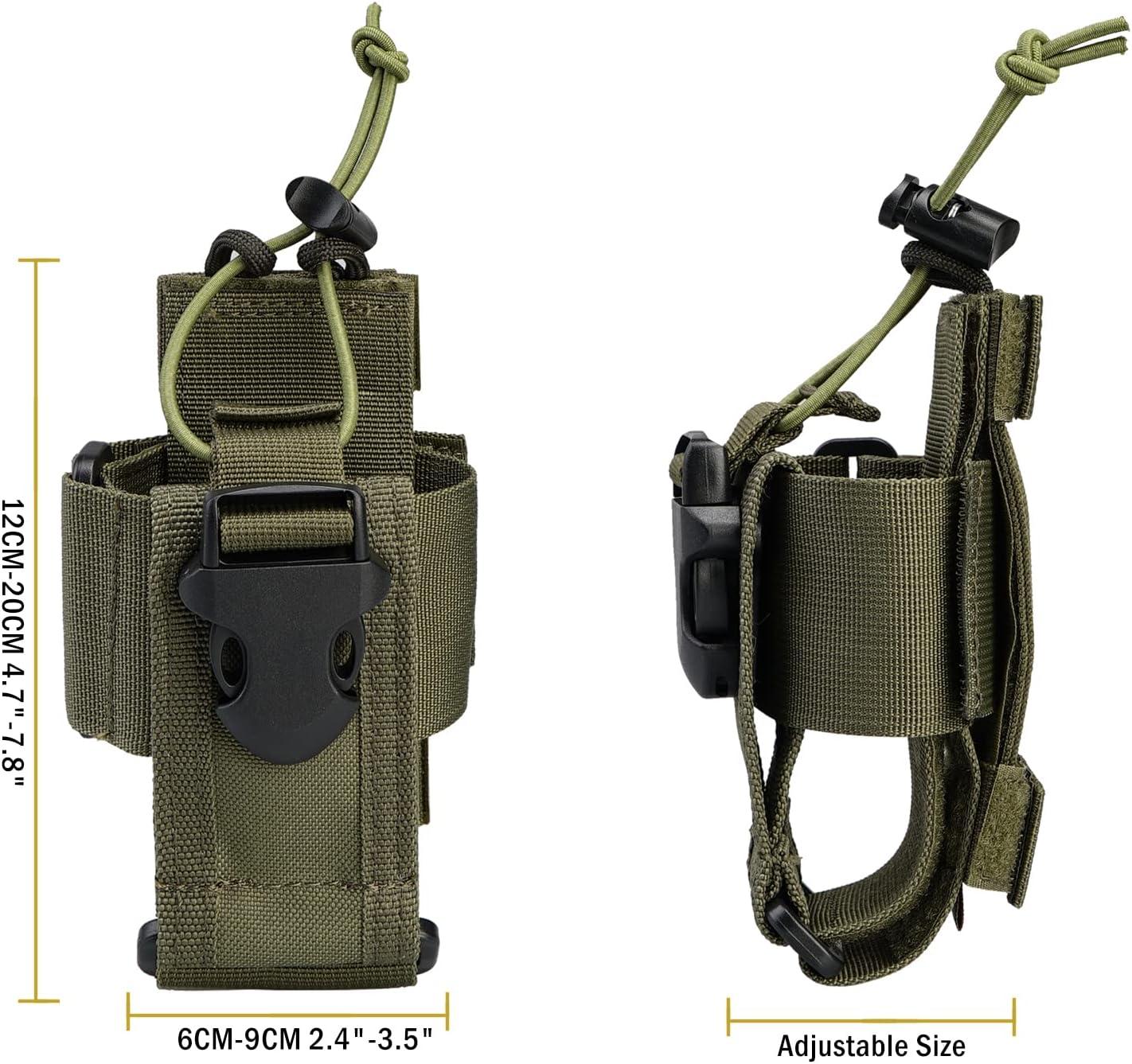 Tactical Molle Radio Pouch  Walkie Talkie Holder for Camping – EasyCampGear