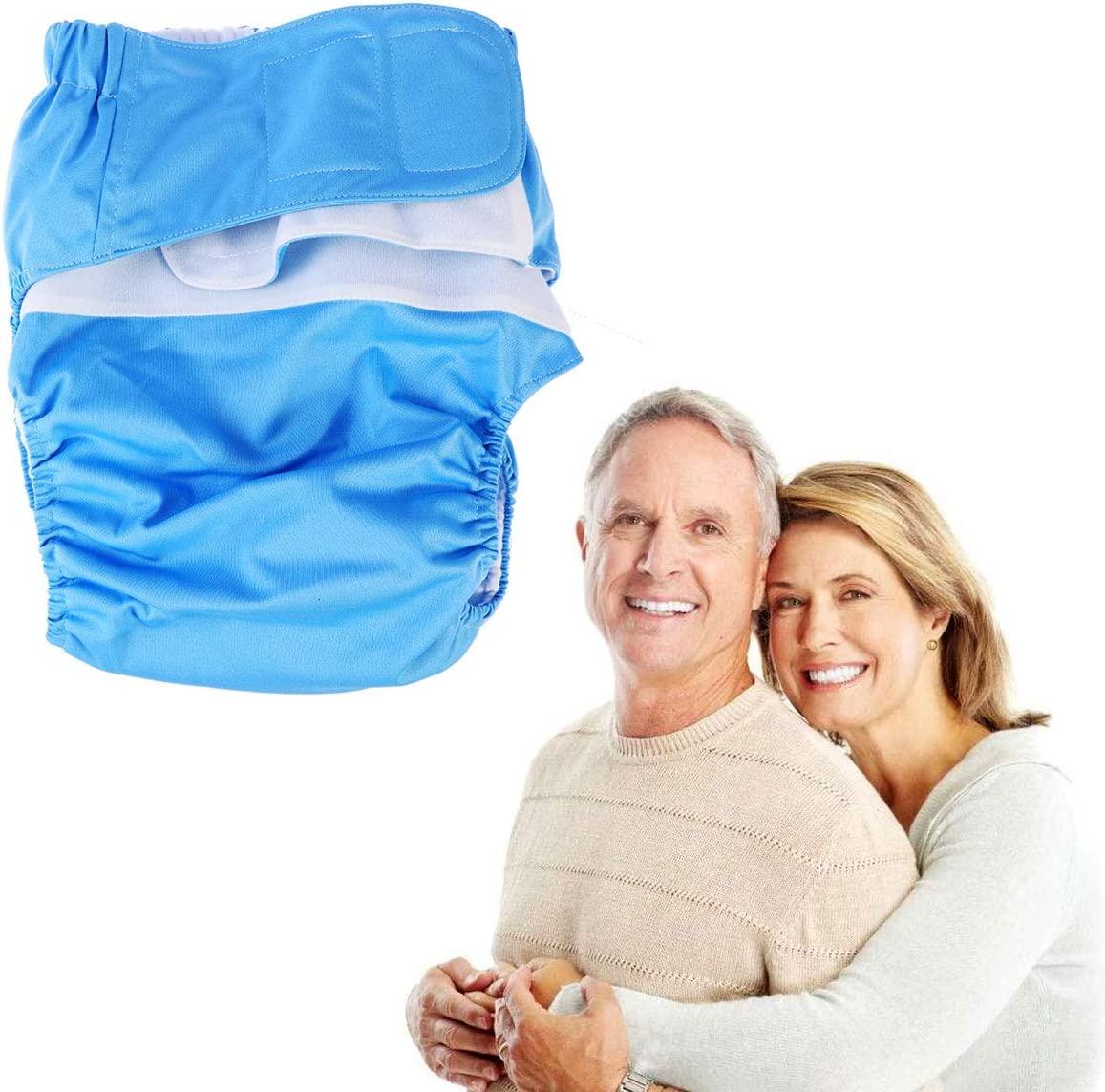 Healifty Washable underwear2pcs Adult Diapers Covers Reusable