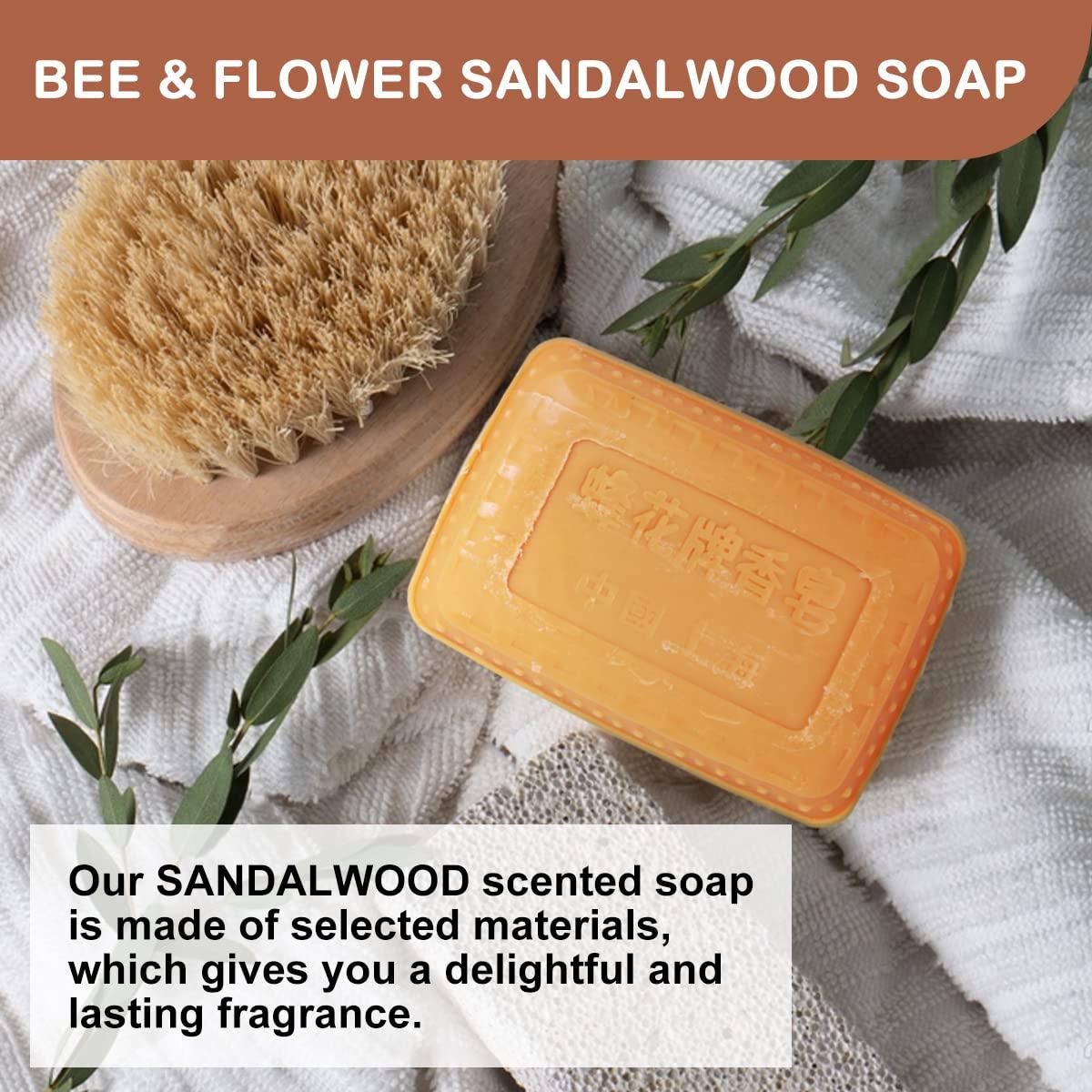  BEE & FLOWER Fan Underwear Cleaning Soap Bar Underwear Laundry  Soap Bar Ideal Hand Wash for Lingerie (6.3 Oz x 4) : Health & Household