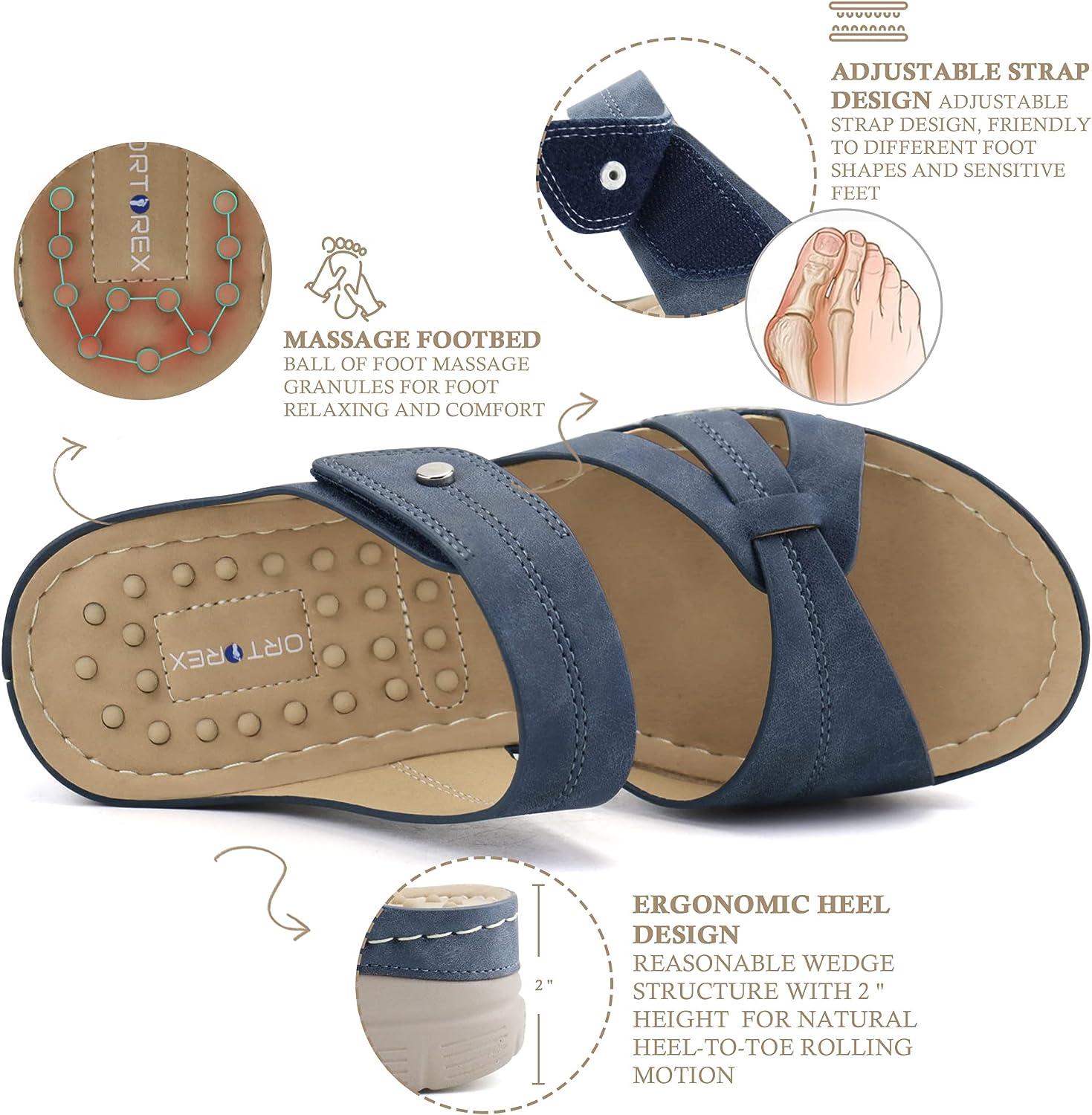 Women Orthotics Slide/orthopedic sandals — MEDLEE