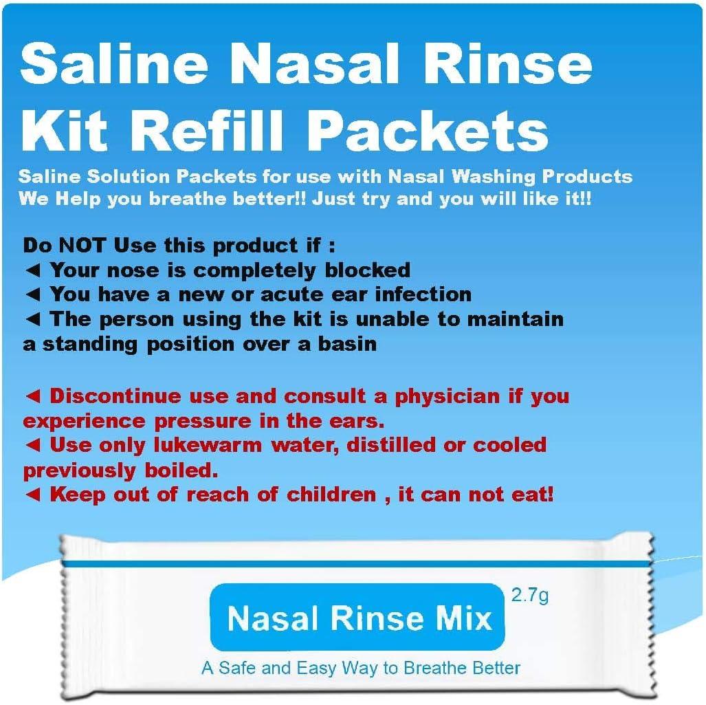 TONELIFE Nasal Rinse Kit+80 Nasal Salt+2 Nasal Pump India