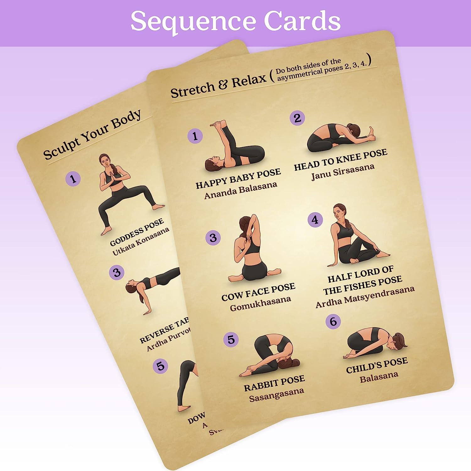 Asana Moon Premium Yoga Cards - Deck with Over 120 Yoga Poses