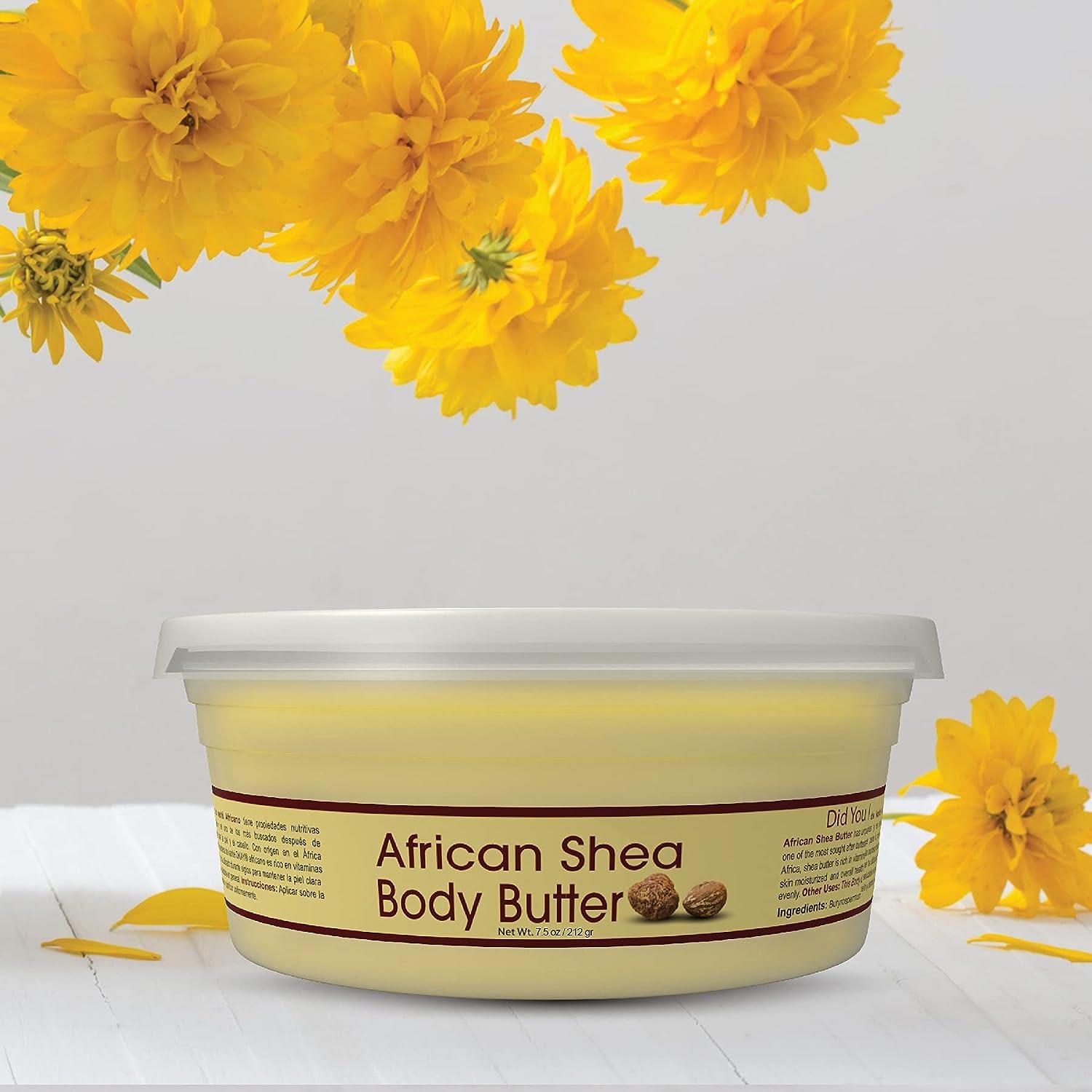 Shea Butter Yellow Smooth, All Natural 100% Pure- Unrefined, Daily Skin  Moisturizer For Face & Body, Softens Tough Skin, Moisturizes Dry Skin