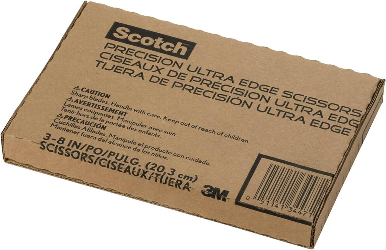 Scotch 8-Inch Precision Scissors, 3-Pack