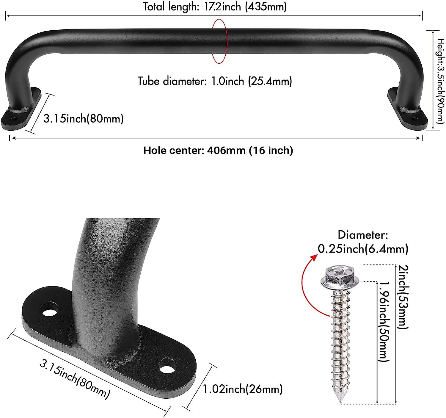 Set of 2 Handle Grips Black