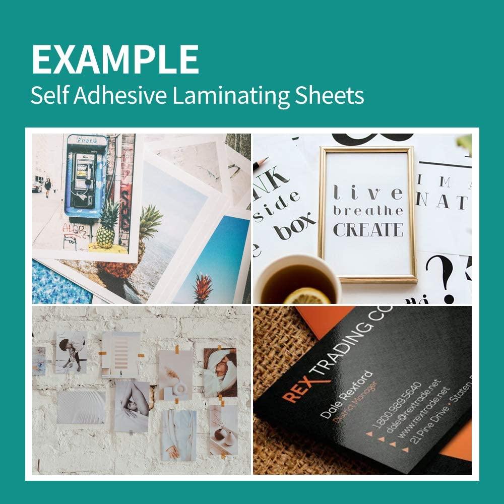 HA SHI Self Adhesive Laminating Sheets, Cold Laminate, self Seal