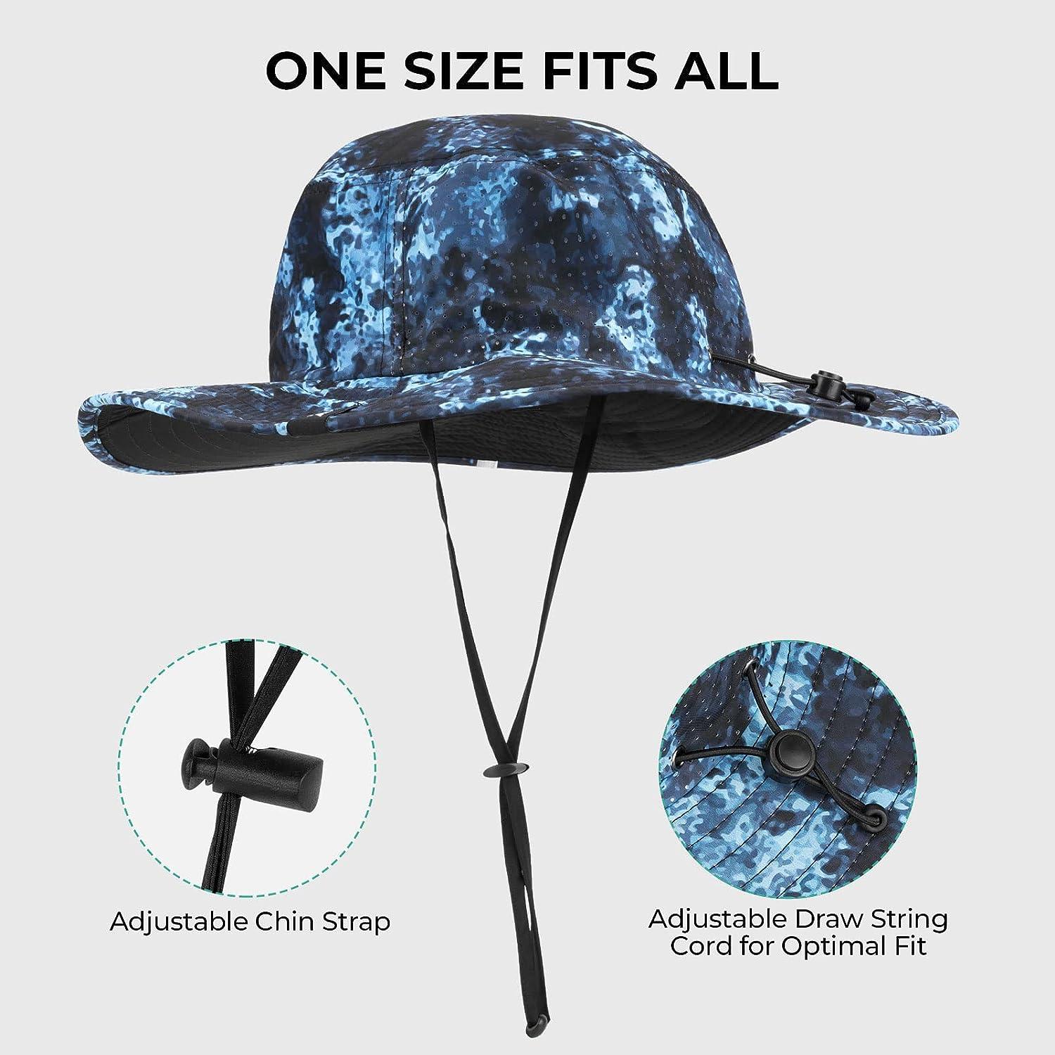KastKing Shade Trekker Boonie Hat,UPF 50+ Protection,Water-Repellent,Adjustable Snap Brim Fishing Hat for Outdoor