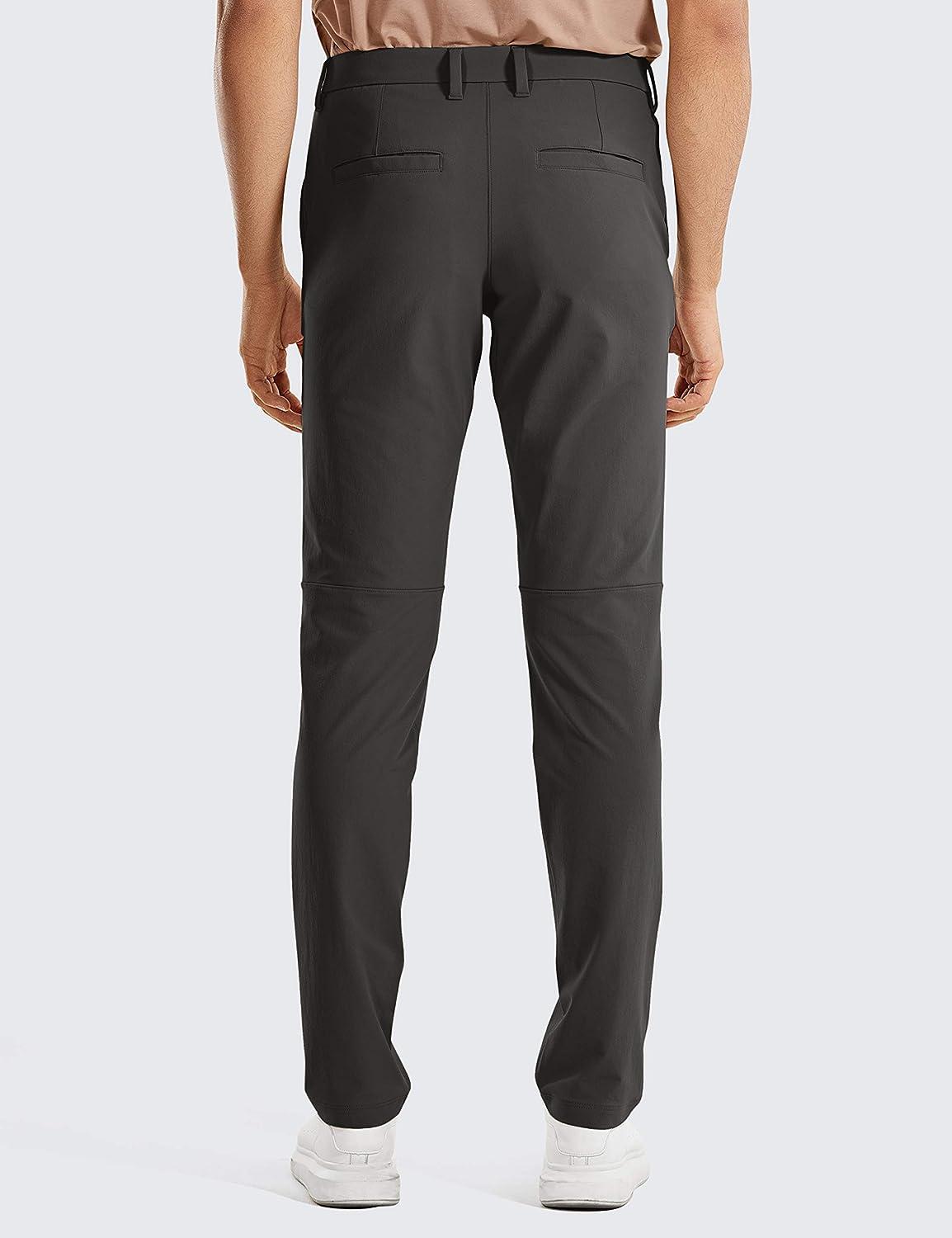 CRZ YOGA Men's Stretch Golf Pants - 31/33/35 Slim Fit Stretch