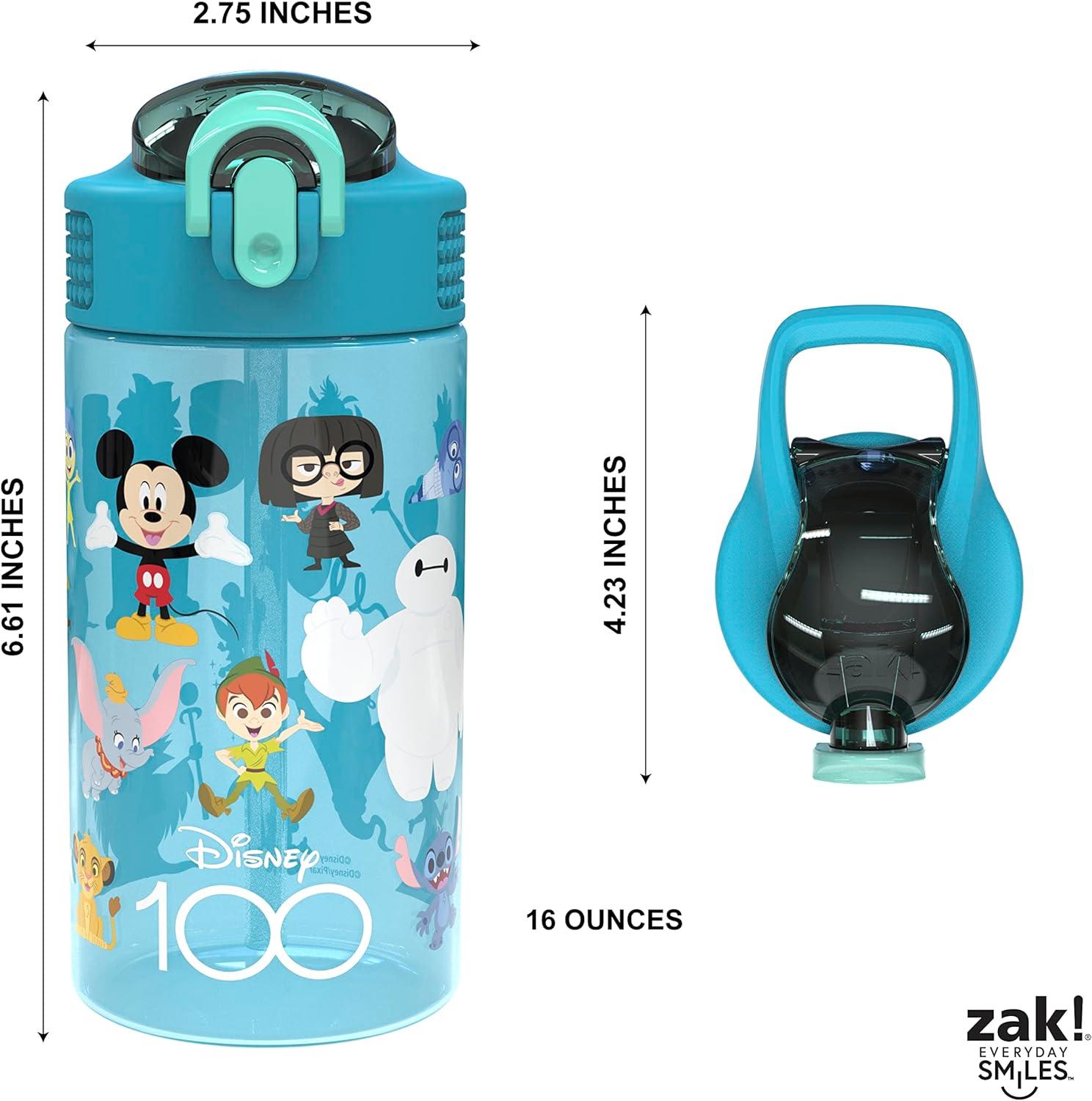 Hot Cups ,Kids Water Bottle With Straw And Built In Carrying Loop Made Of  Durable Plastic, Leak-Proof Design For Travel. 