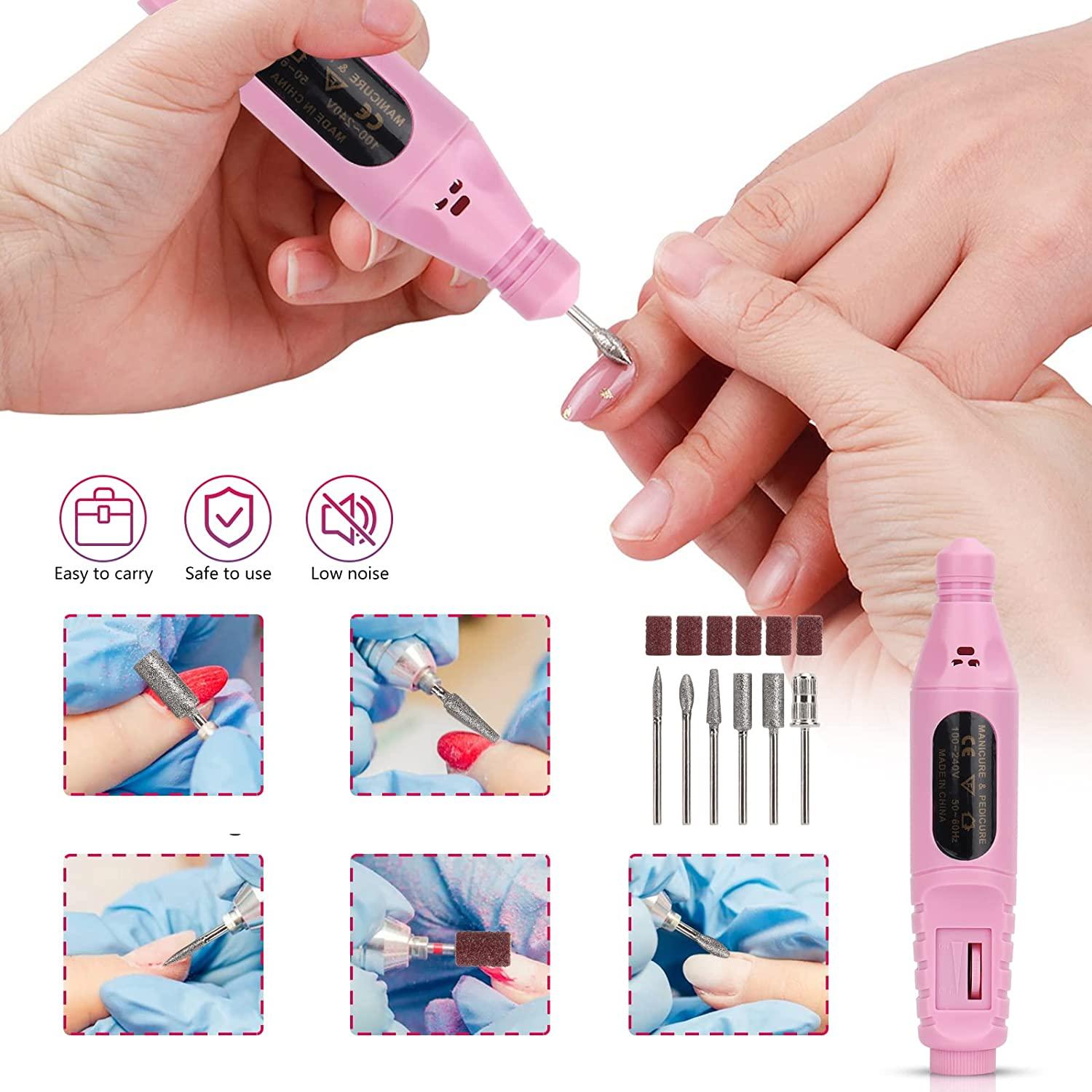 Nail Practice Hand for Acrylic Nails, Flexible Nail Hand Practice Training  Kits, Rubber Fake Nail Hand to Practice Fake Nails with Nail Drill, Nail  Dryer Lamp, 12 Colors Acrylic Powder Beginners Kit