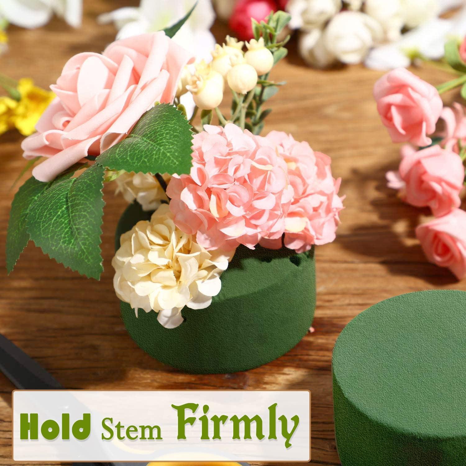 Round Wet Floral Foams Bowl, Foam Flower Arrangement Kit
