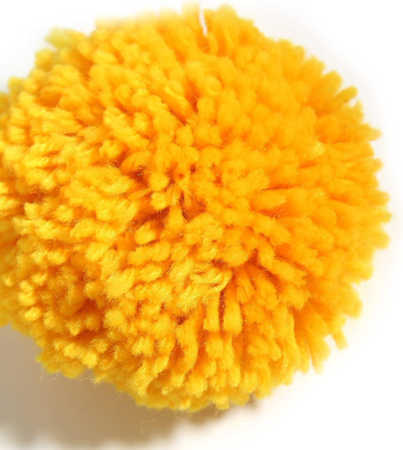  10Pcs Large Yarn Pom Poms - 3 Inch Made to Order Acrylic Yarn  Balls for on Hats Or Party Decorations-DIY Craft Pompoms,Colorful Pom Pom  Balls,Luggage Pom Poms for Suitcases,Extra Large Pom