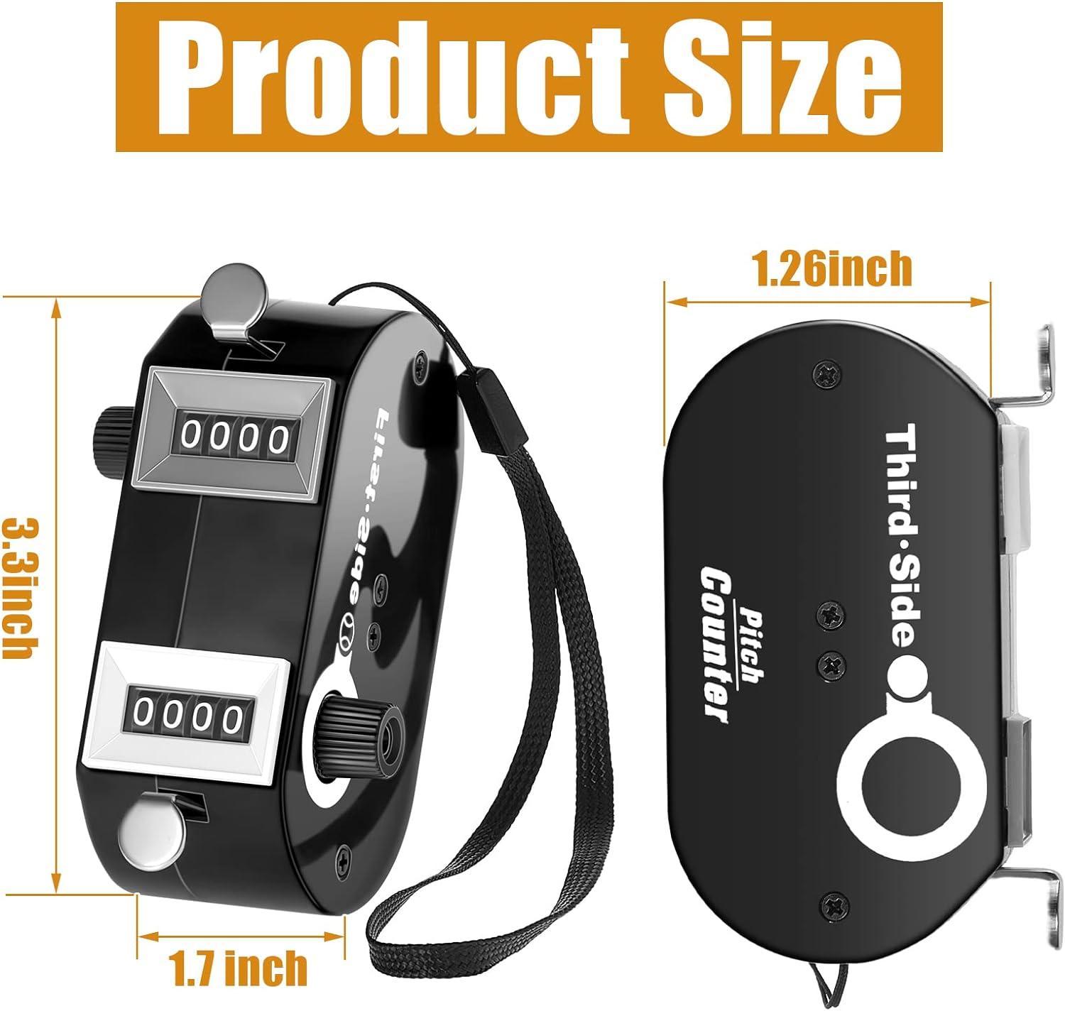 2 PCS Digital Tally Counter Electronic Hand Held Clicker Sports Counter  Add/ Sub