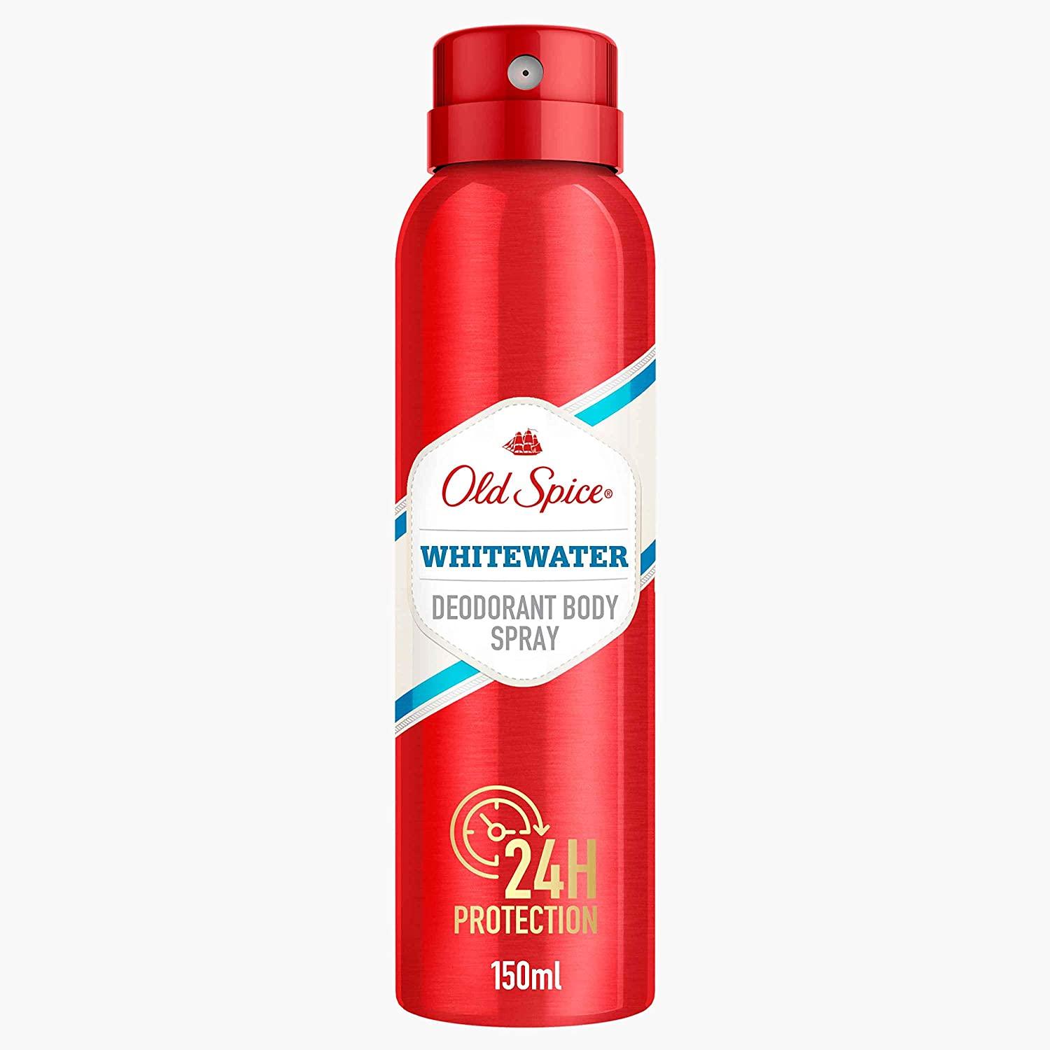 Old Spice Whitewater Deodorant Body Spray For Men 150 Ml 6 Packs