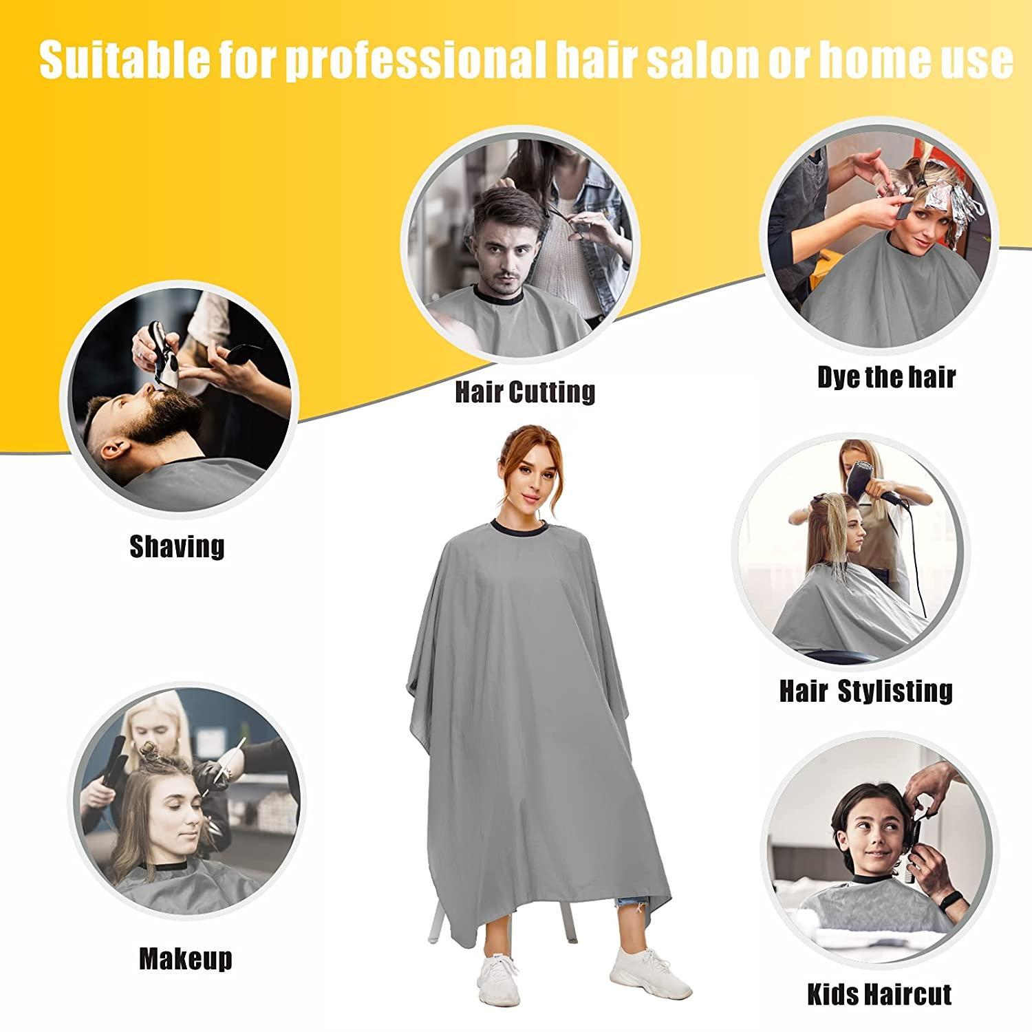 Source Barber Cape for Men Hair Cutting Salon Capes with Snaps Professional Barber  Hairdresser Cape on m.