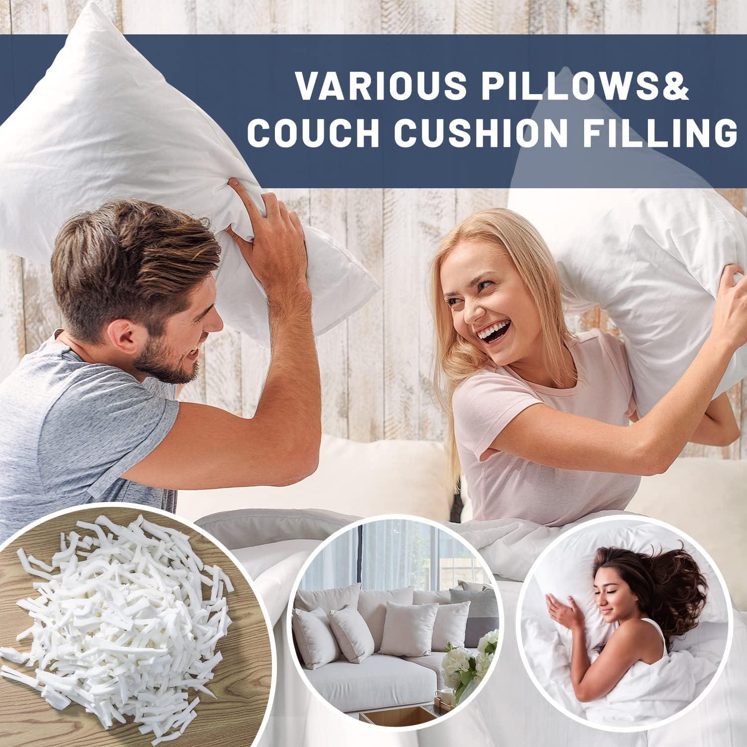 Bean Bag Filler Shredded Memory Foam for Couch Cushion Pillow Stuffing 10  lbs