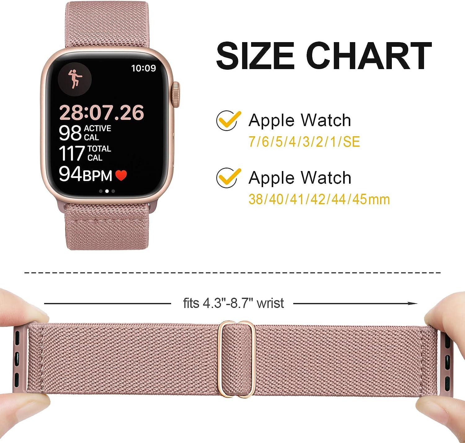 Apple Watch Band Soft Comfort Elastic Band 38-40mm & 42-44mm -  Canada
