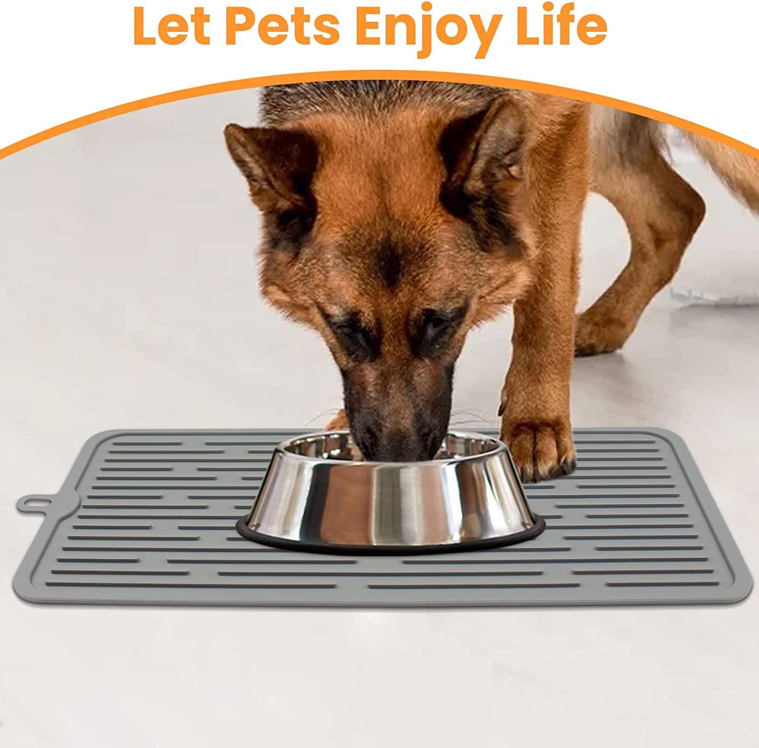 Ptlom Pet Placemat for Dog and Cat, Mat for Prevent Food and Water