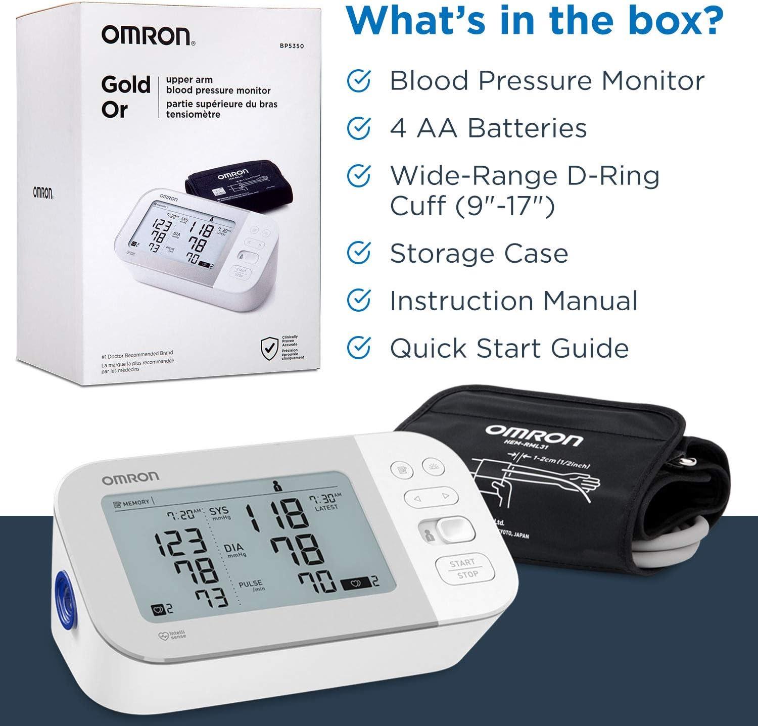 OMRON Silver Blood Pressure Monitor, Upper Arm Cuff, Digital Bluetooth -  health and beauty - by owner - household sale