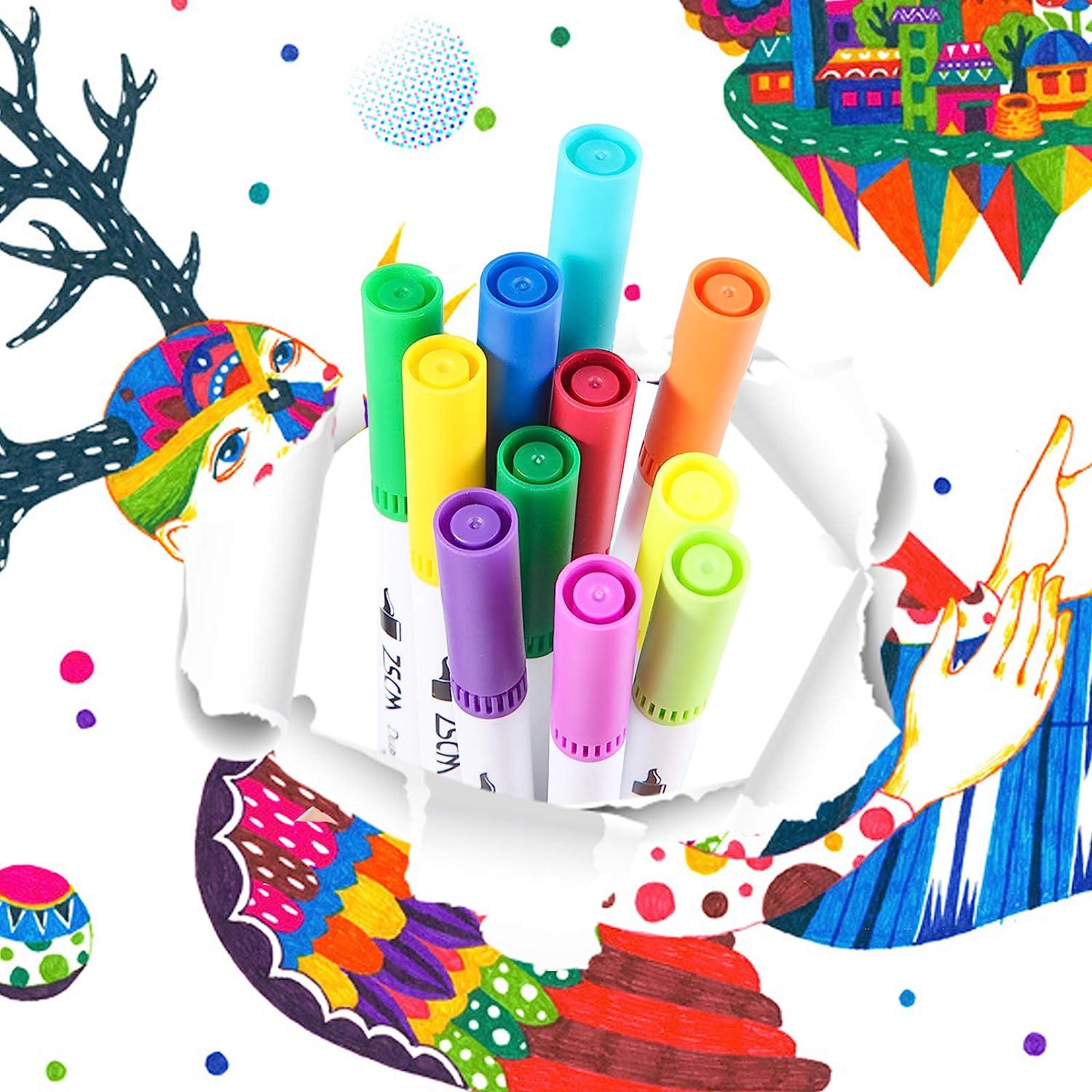 6 Gel Pens Gel Pastel Colors Pen Set Adults Kids Coloring Book Drawing  School, 1 - Harris Teeter