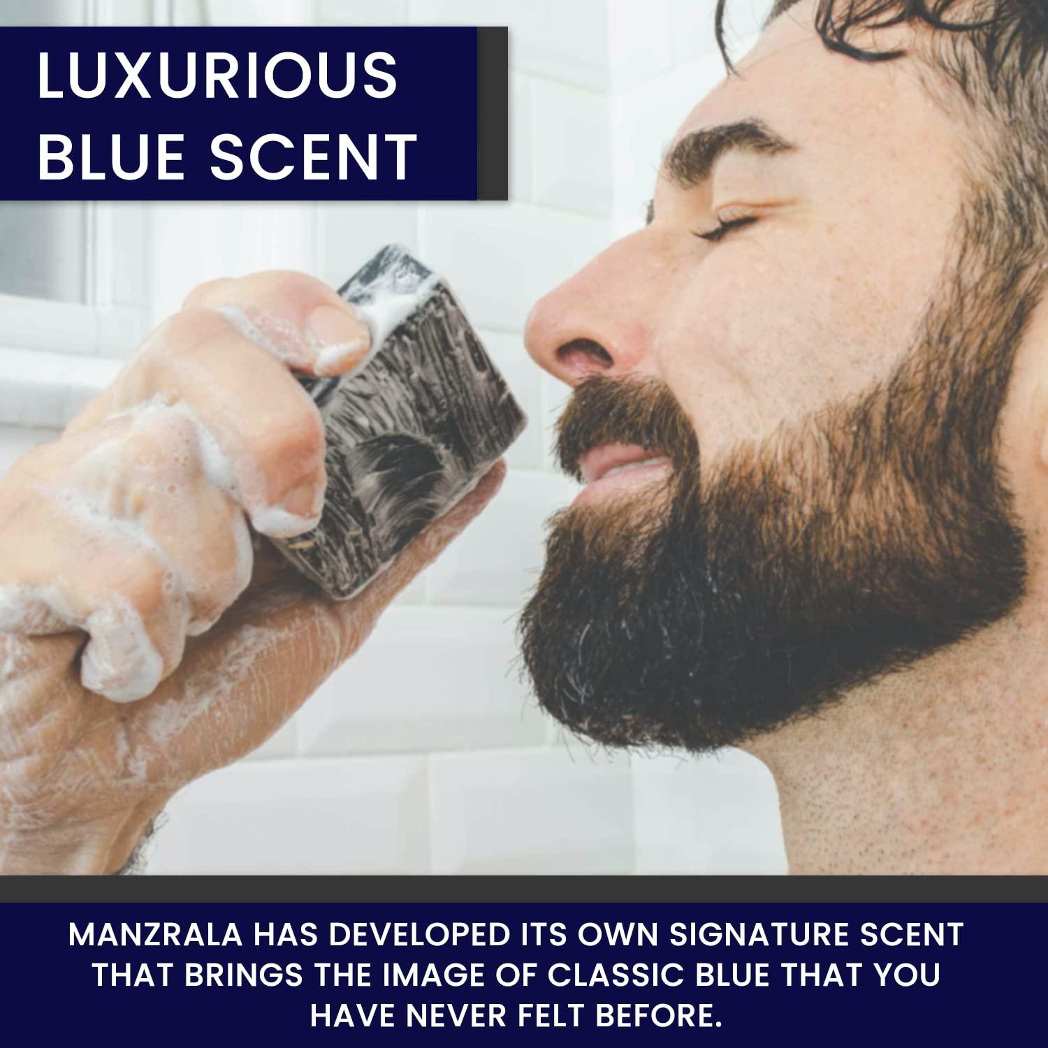 Manzrala All-in-One Bar Soap for Men | Body, Hair, Face Wash Soap for Men |  Mens Soap, Natural Soap …See more Manzrala All-in-One Bar Soap for Men 