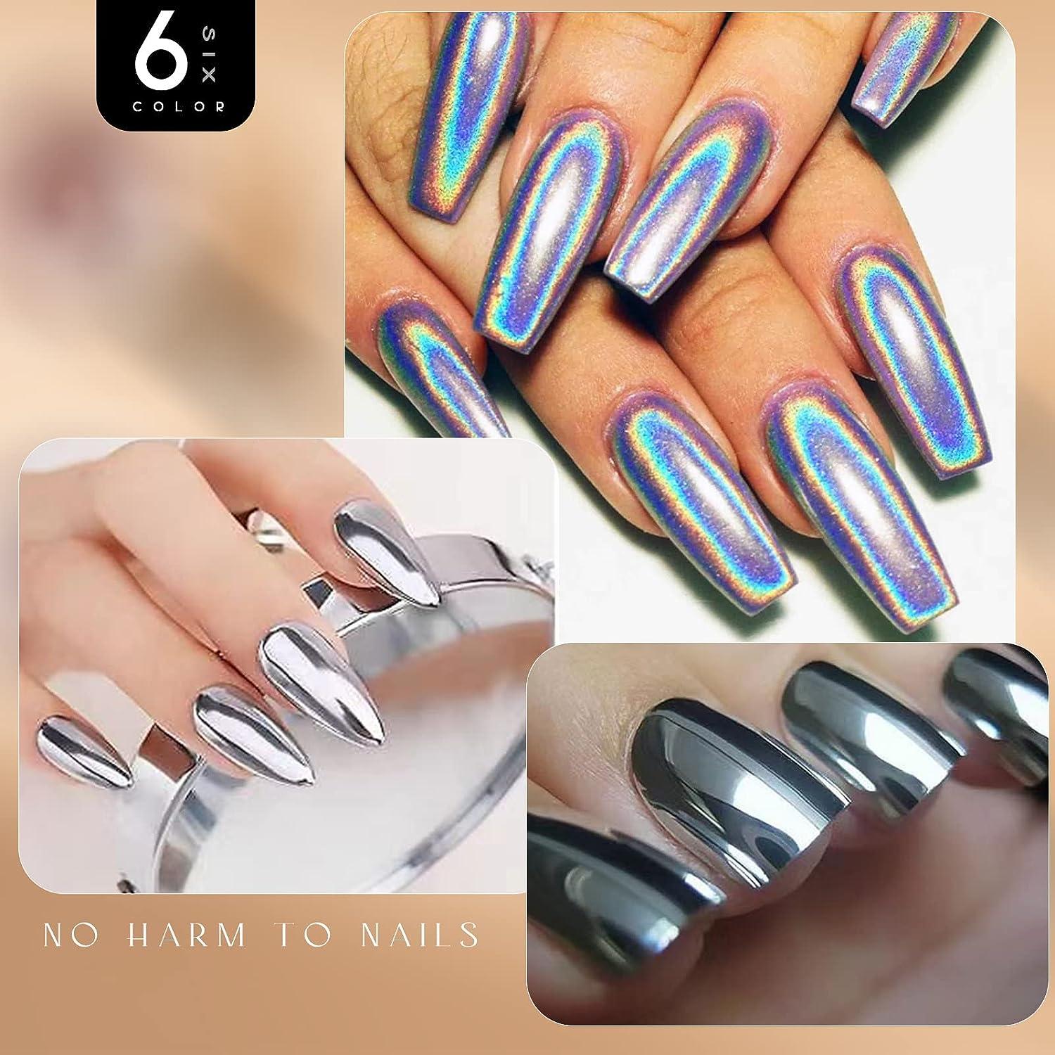 20 Best Chrome Nail Art to Inspire You | Idées vernis à ongles, Vernis à  ongles, Ongles