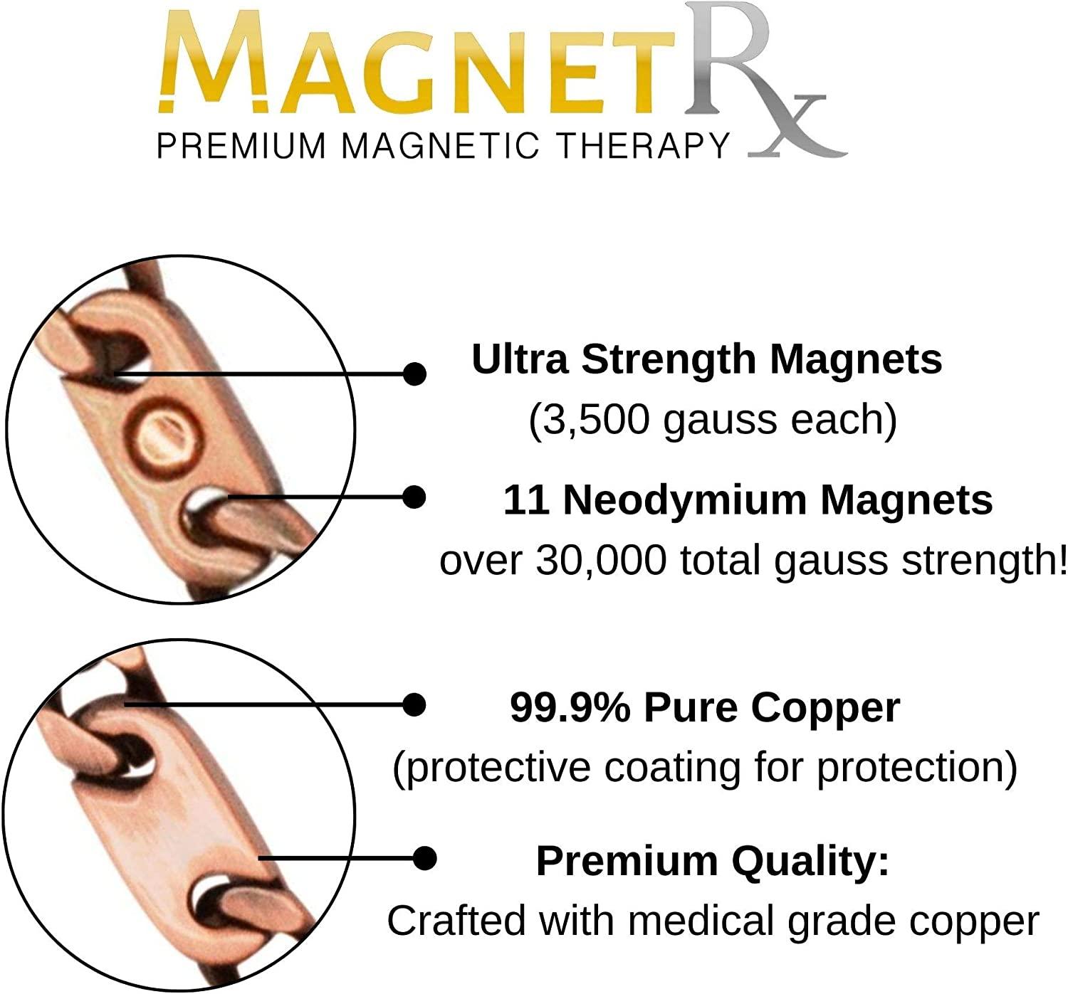  Sunshinesea Magnetic Copper Necklace Pain Relief for Neck  Arthritis Migraine Headaches Shoulders for Arthritis : Health & Household