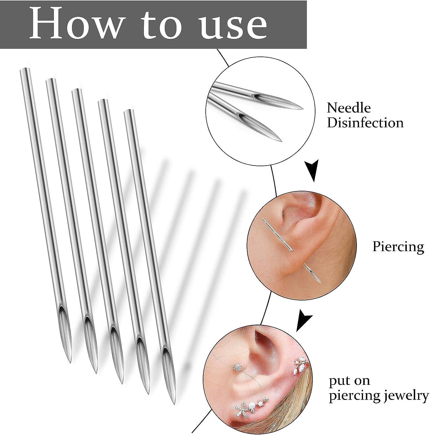 Sterile piercing needle