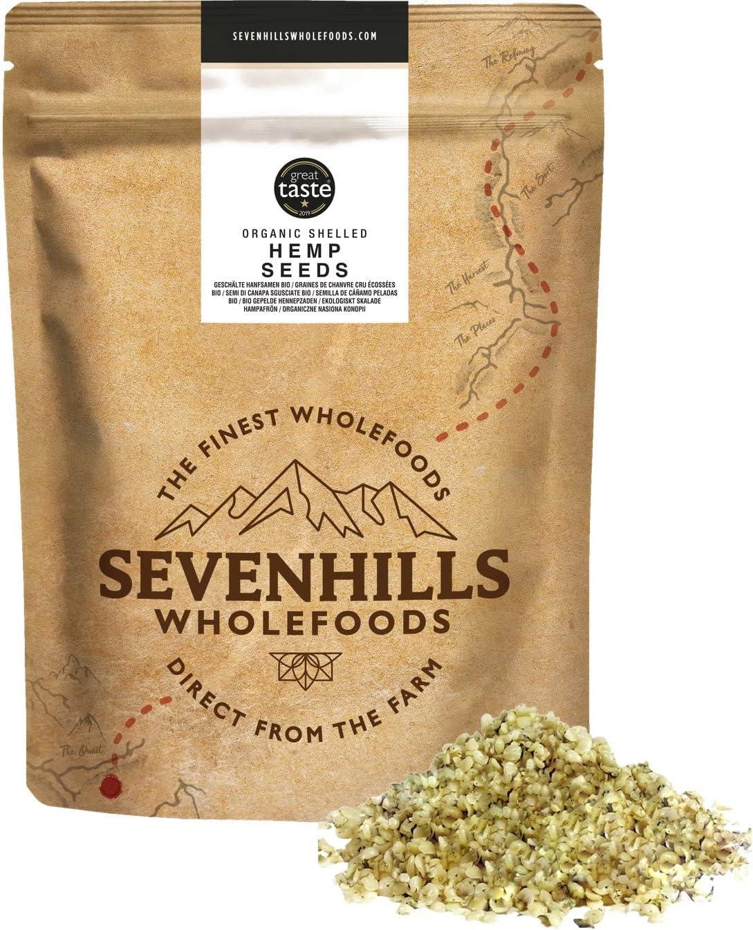 Sevenhills Wholefoods Organic Shelled Hemp Seeds 1kg