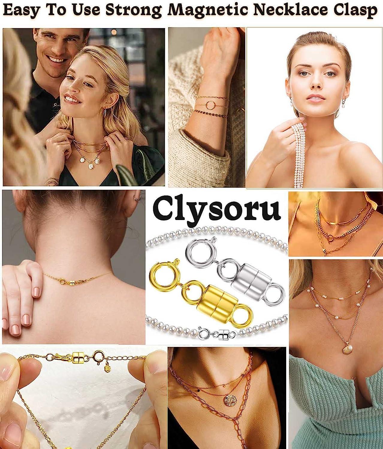 Necklace Clasp Layering, Magnet Clasps Necklaces
