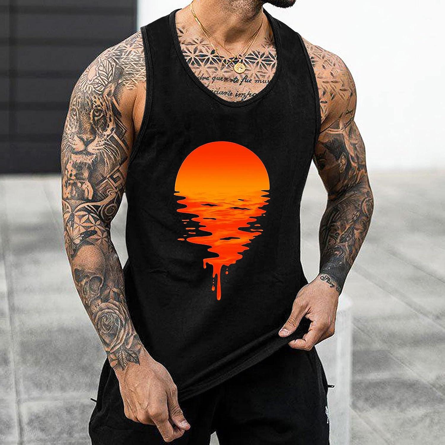 Sunset Tank, Ink Sporty Tank Top