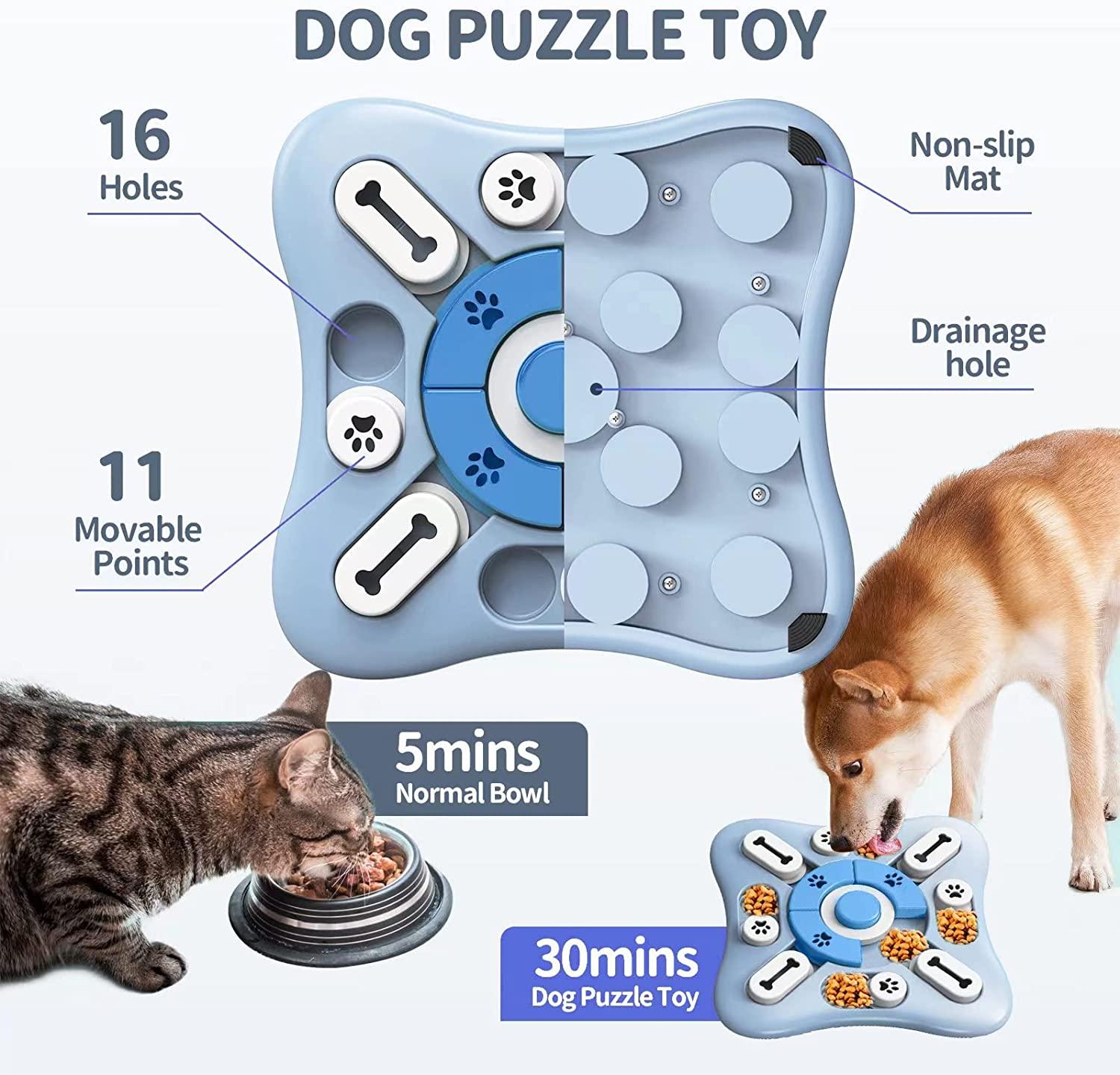 Dog Puzzle Toys Interactive Dog Toy For Puppy IQ Training Pet Slow