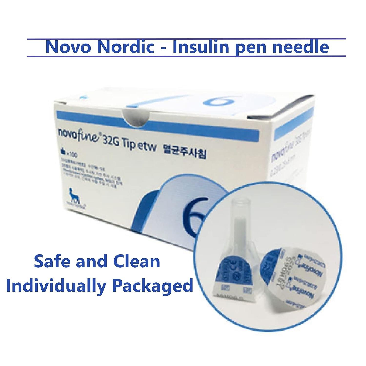 lot (11) box 100 ct boxes 1100 NovoFine 32G Tip x6 mm Diabetic Pen Needles  2026 on eBid United States