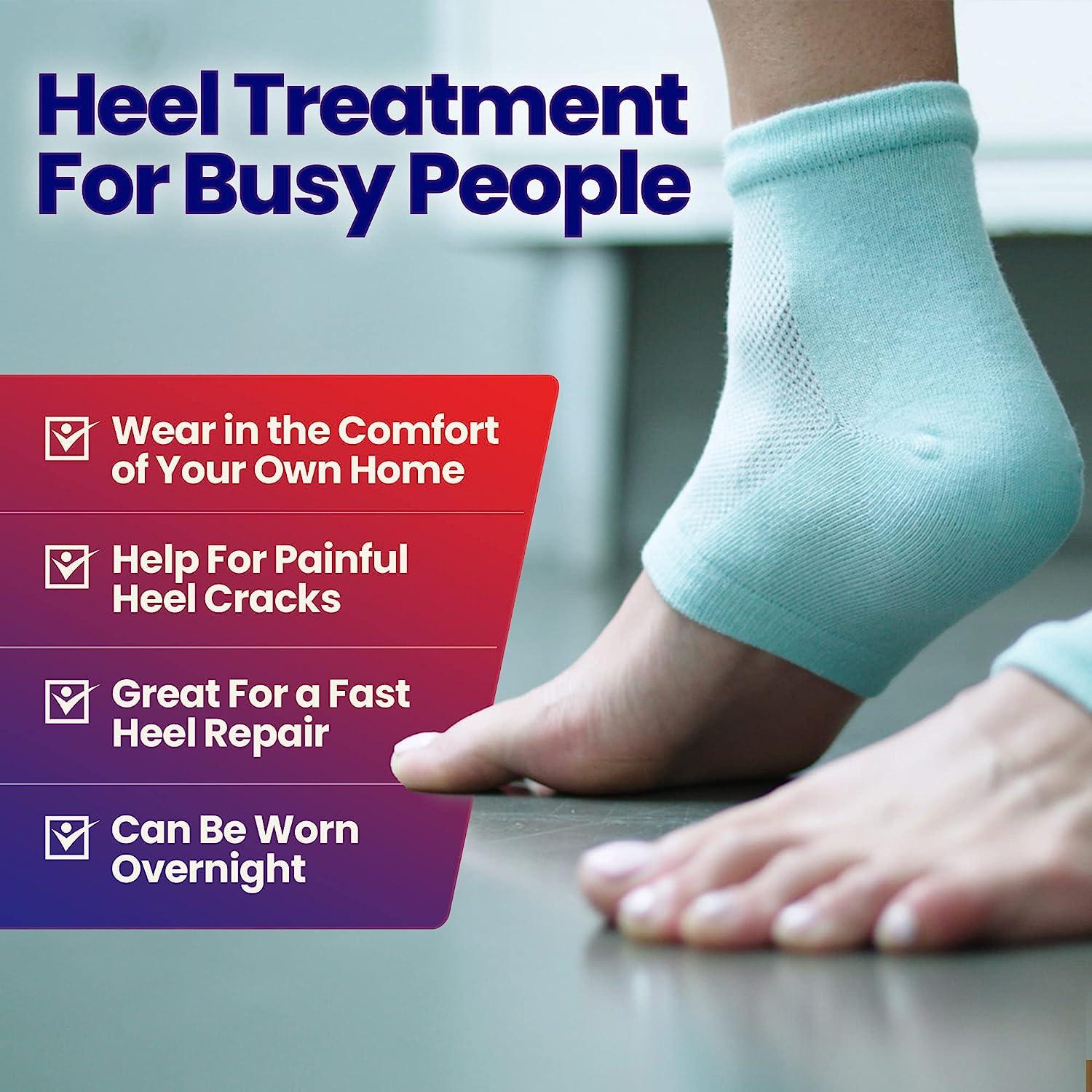 Gel Moisturizing Spa Socks for Dry Cracked Heels - Nuova Health