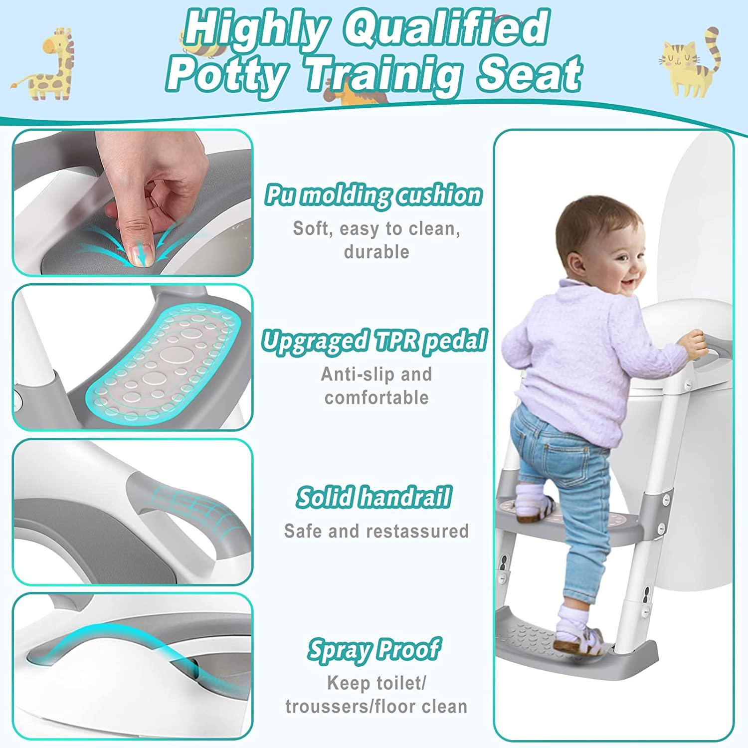 Kids Potty Trainer Seat Baby Safety Toilet Training Toddler Children Non  Slip