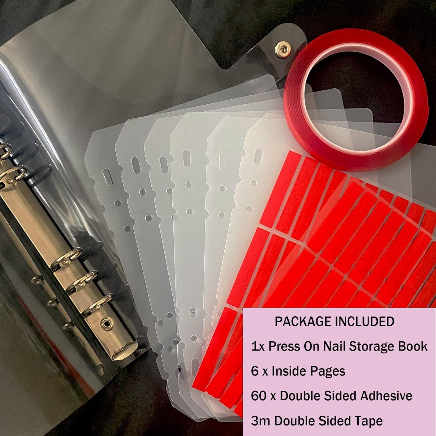 10Pcs Press on Nail Storage Box False Nail Packaging Box for Home