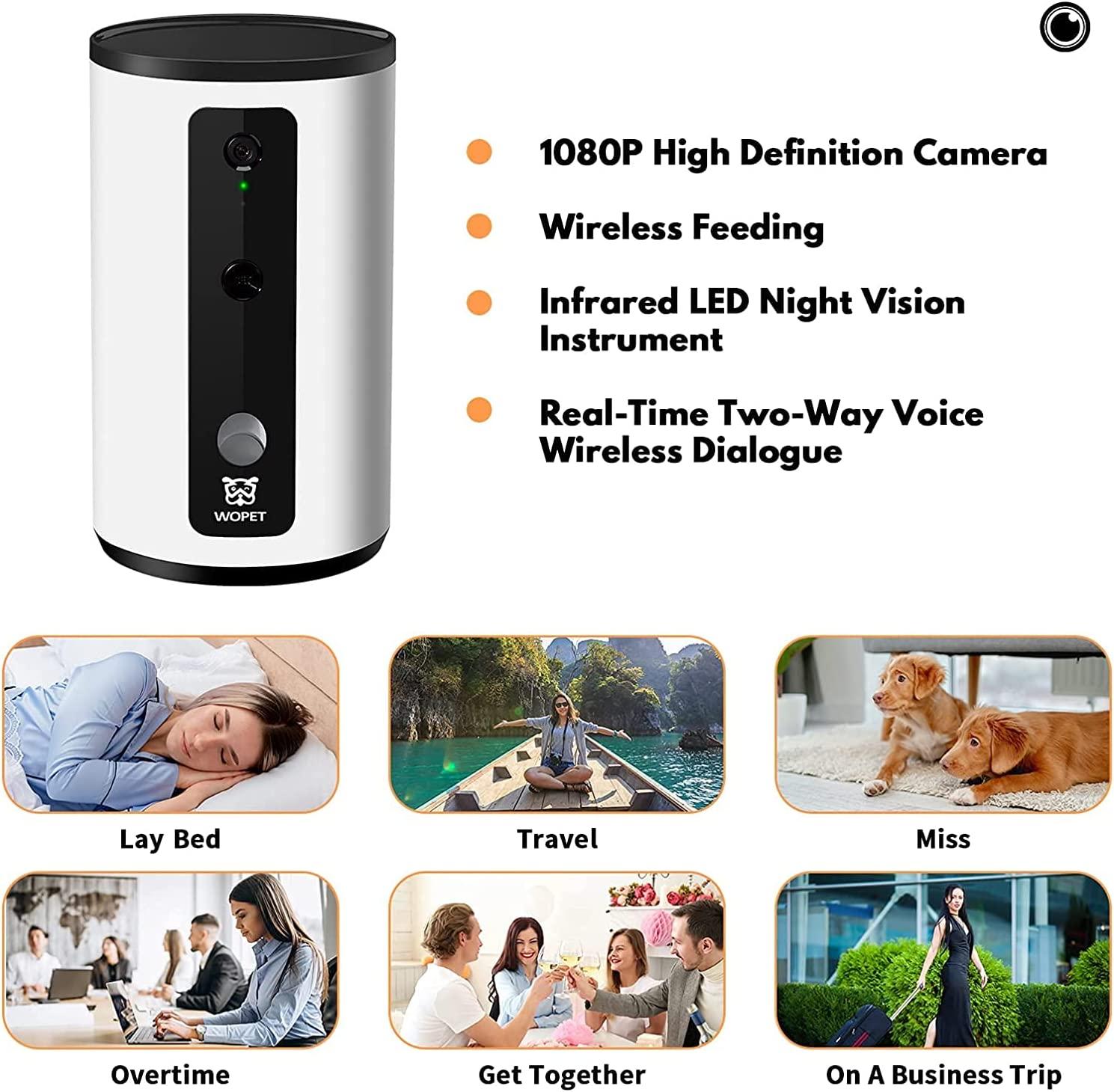 WOPET Smart Pet Camera and Treat Dispenser Giveaway • Steamy Kitchen  Recipes Giveaways