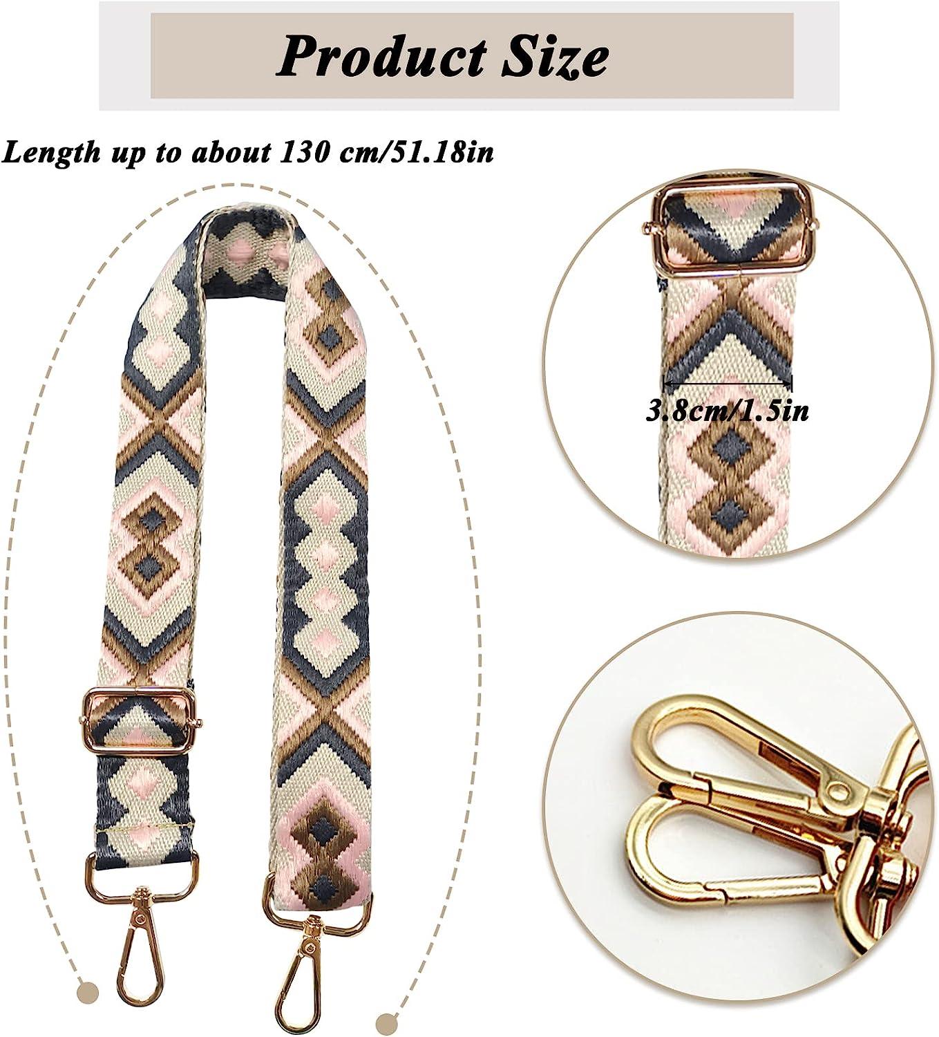 3.8cm Replacement Purse Strap,wide Adjustable Crossbody Straps For Handbags