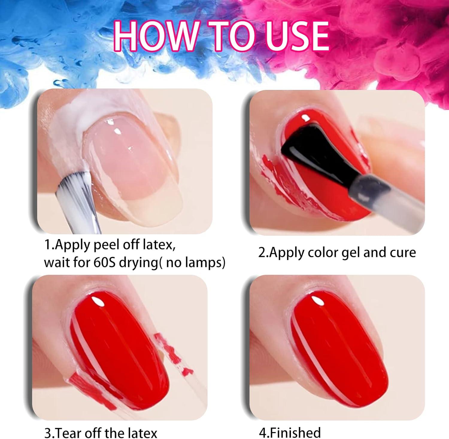 Replying to @LILLY what is liquid latex? It helps protect the skin fro... |  liquidlatex nails | TikTok