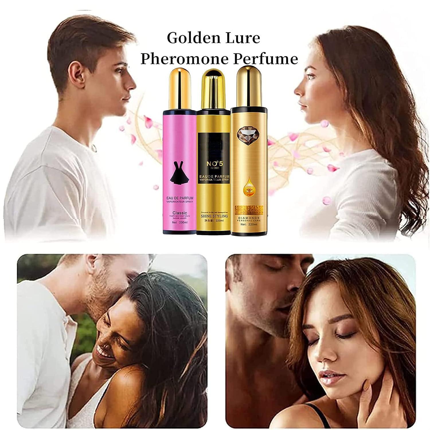 Golden L_ure Pheromone Perfume,Pheromones Attractant Oil Spray to