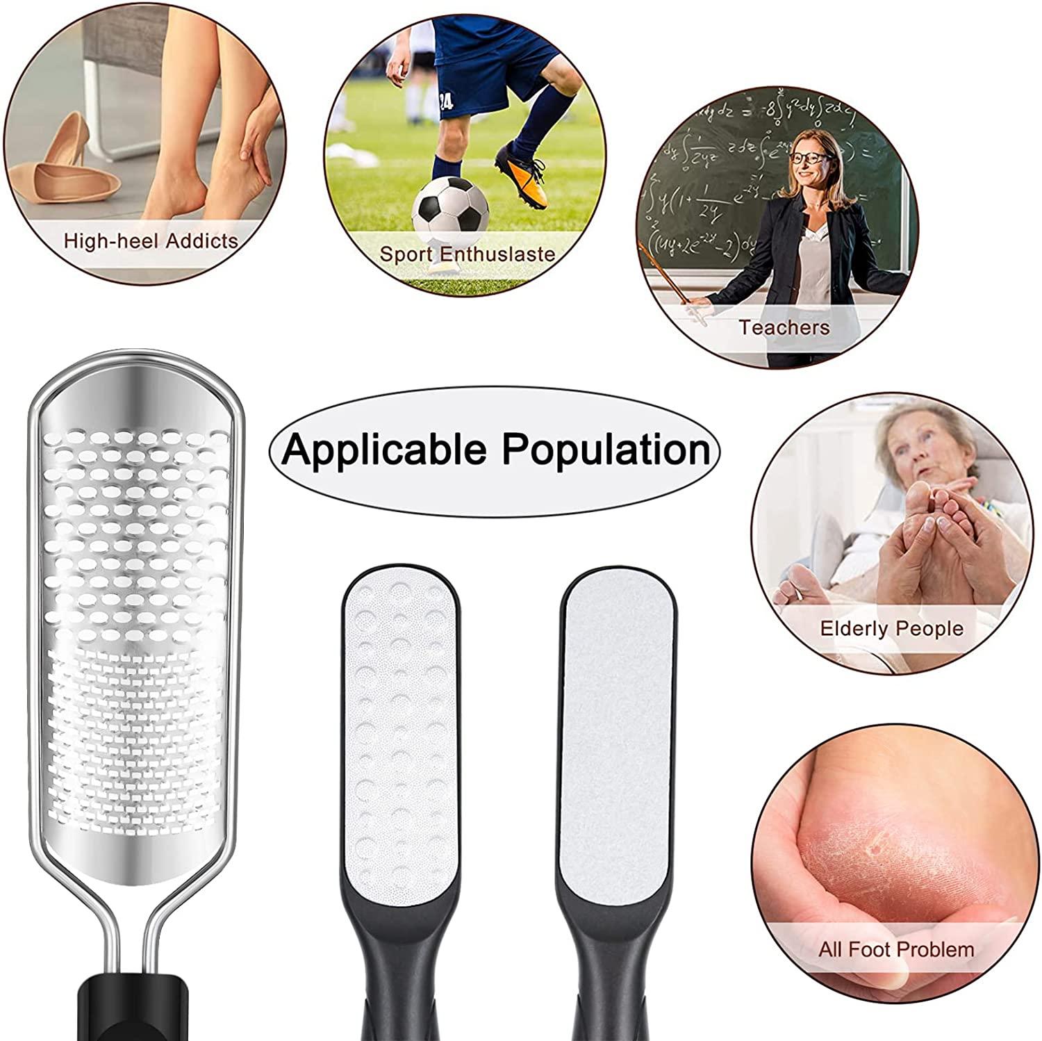 Double-sided Foot File Brush Grinder Calluses Scrubber Dead Skin