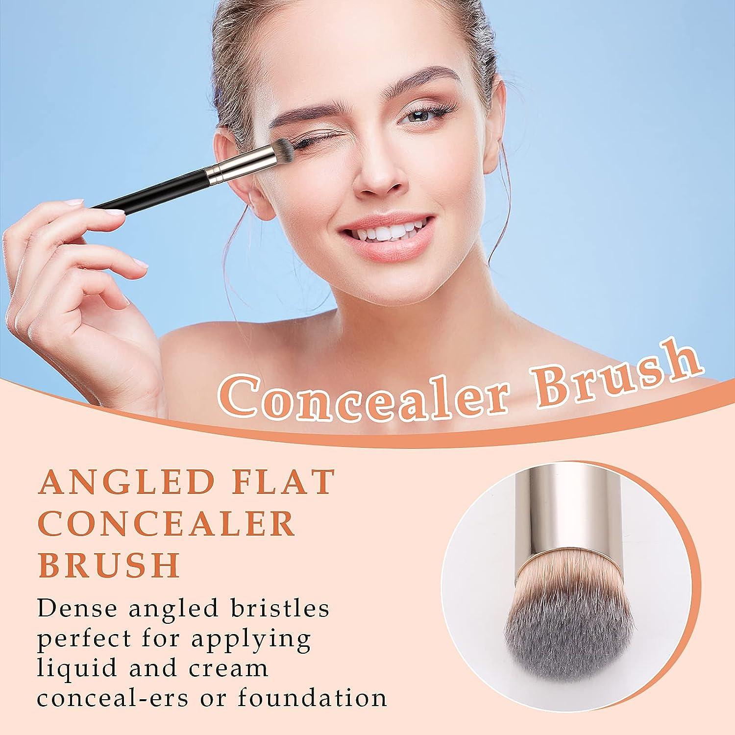 Concealer Brush Under Eye Angled Nose Brush For Concealing Blending Makeup  Brush