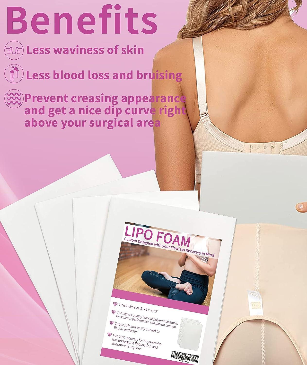 Lipo Foam Abdominal Board Belly Flattening Compression Pad Skin Fold  Prevention Post Surgery Liposuction Postpartum Health Care