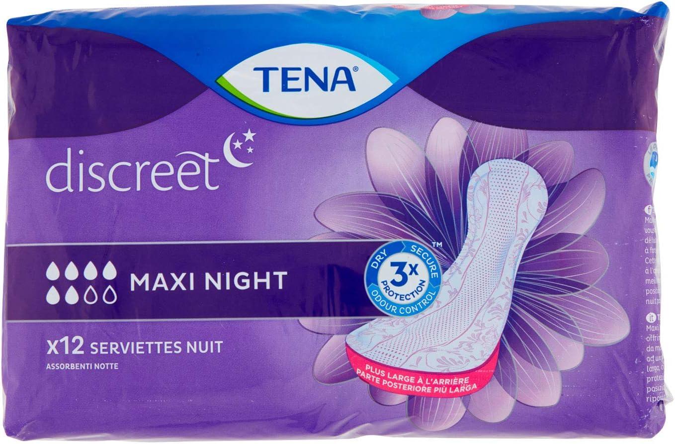 Tena Lady Maxi Night Protection 12 Items 12 Count (Pack of 1)