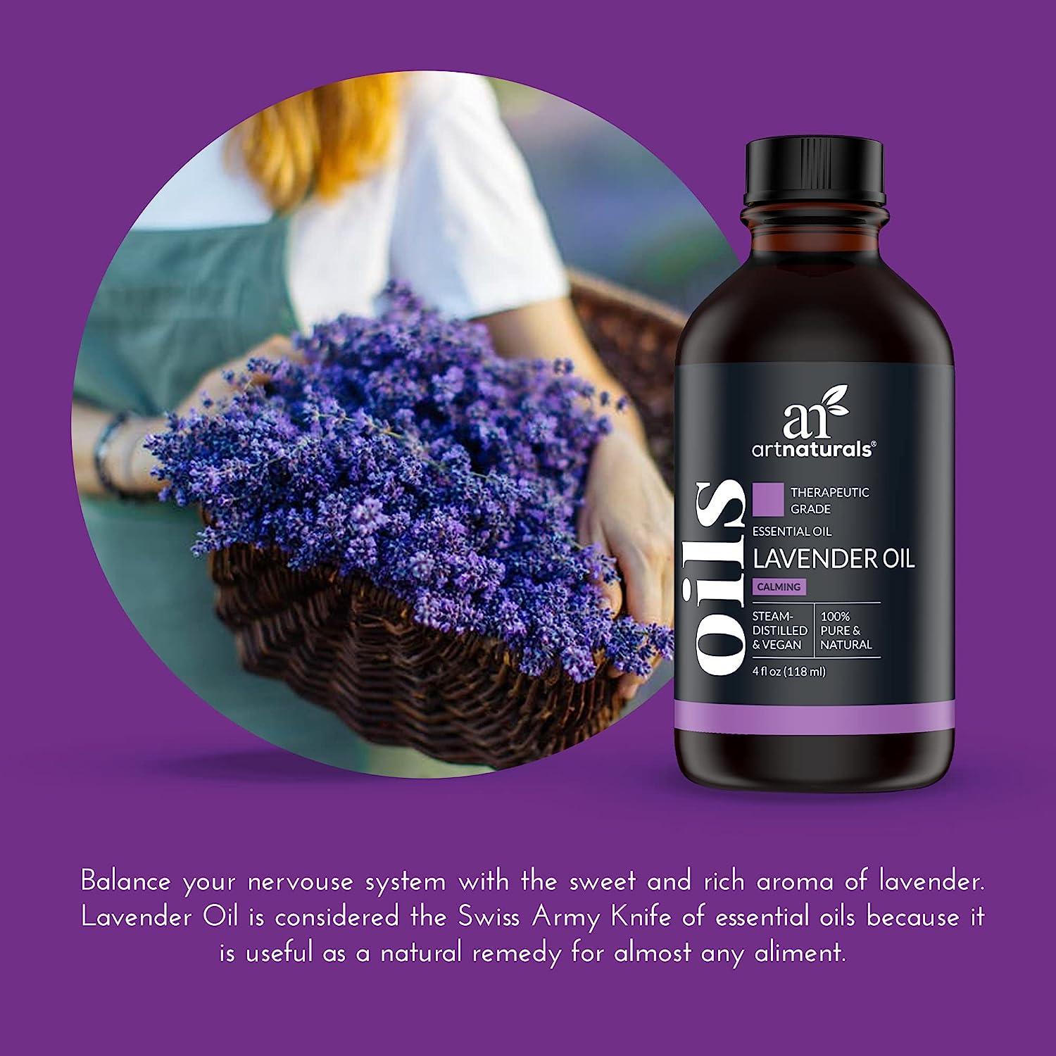 Lavender Essential Oil 100% Pure Aromatherapy, Perfume, Best Scent – Saboni
