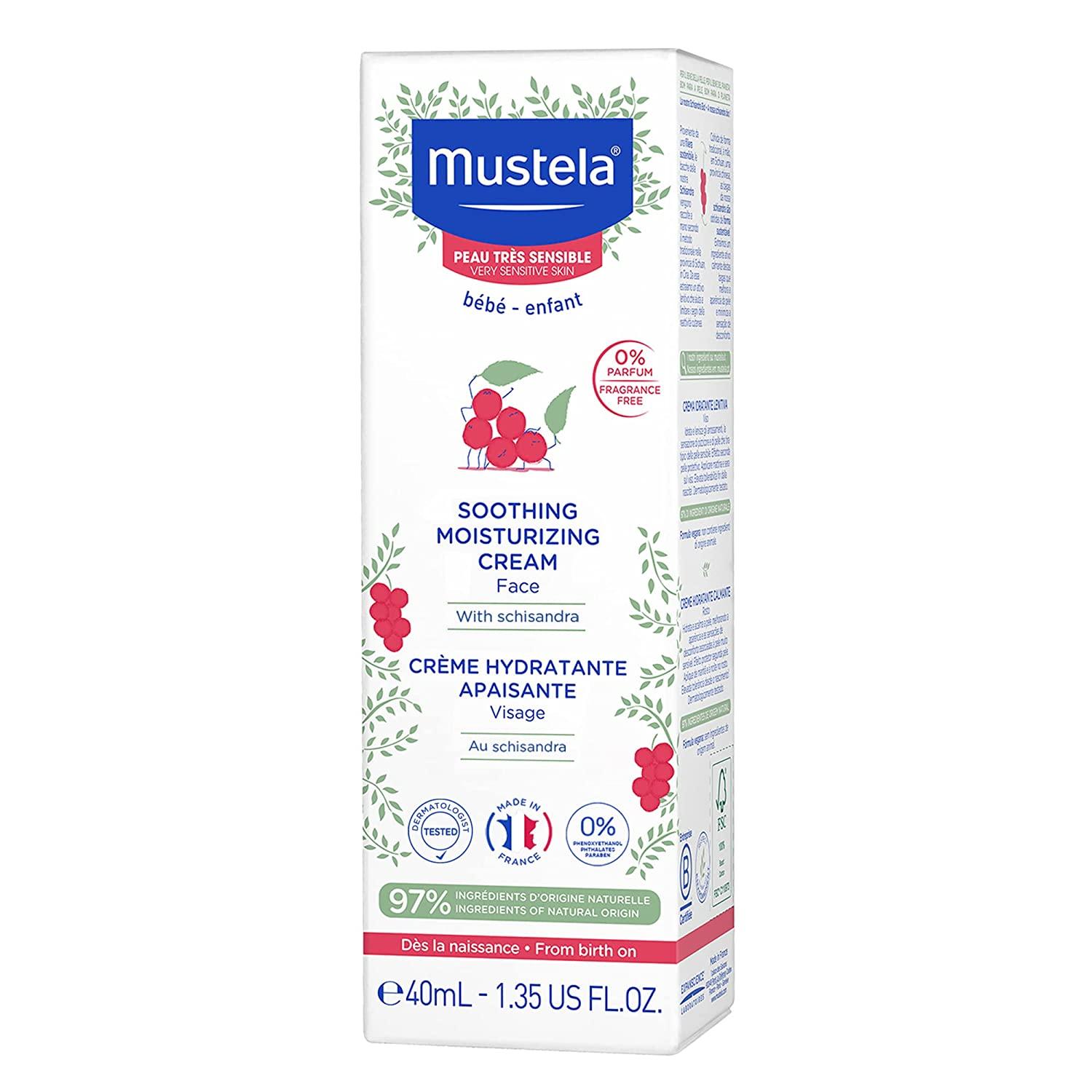 Mustela Baby Soothing Cleansing Gel - Fragrance-Free Hair & Body Wash for  Very Sensitive Skin - with Natural Avocado Perseose & Schizandra Berry 