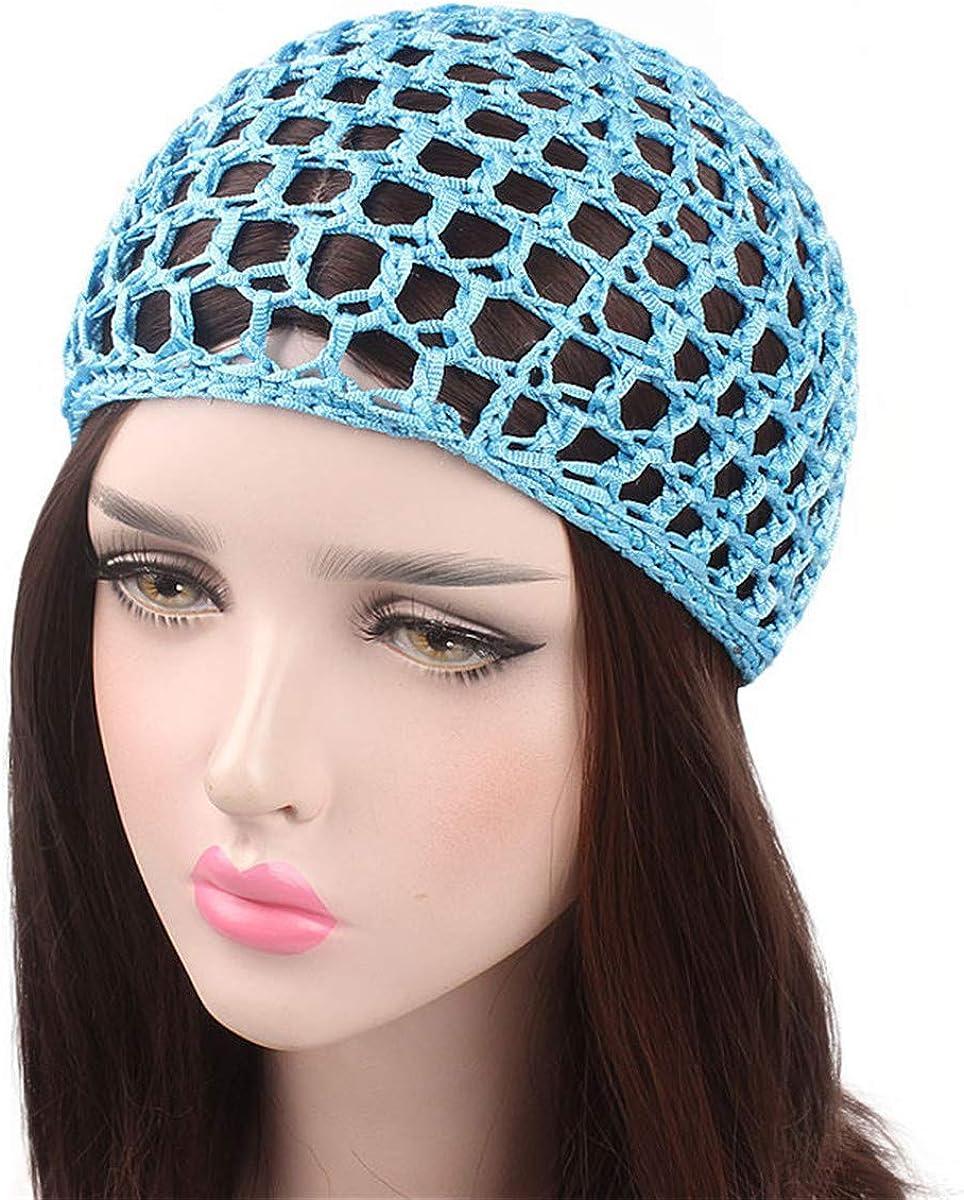 Thick Crochet Hair Net For Women Rayon Snood Hat For - Temu Australia